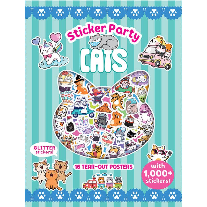Sticker Party: Cats (1,000 stickers - NEW!)