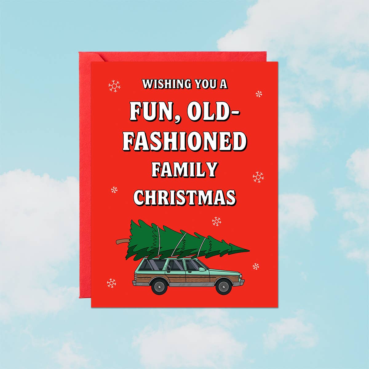 Fun, Old-Fashioned Christmas Christmas Card