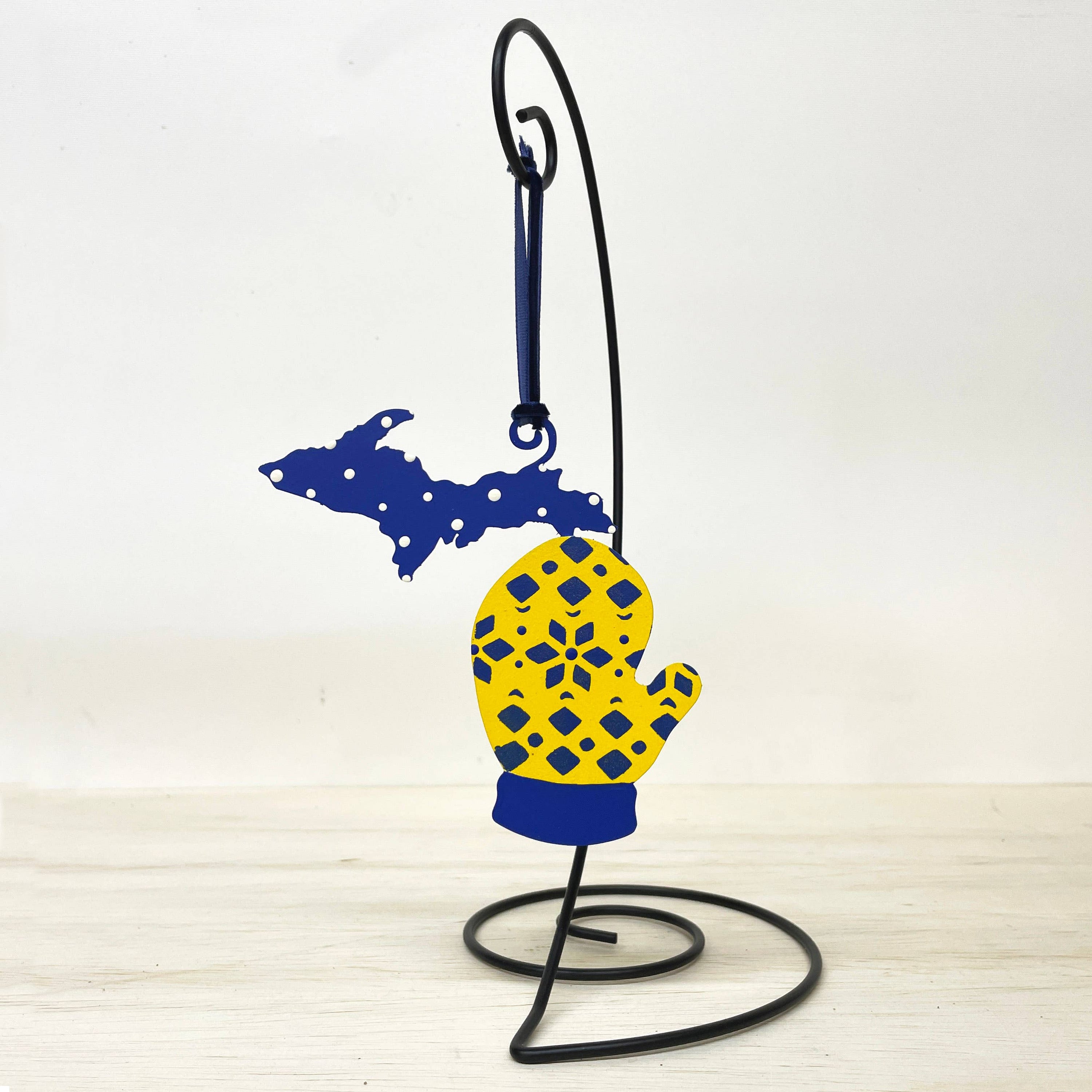 Maize & Blue Michigan Ornament
