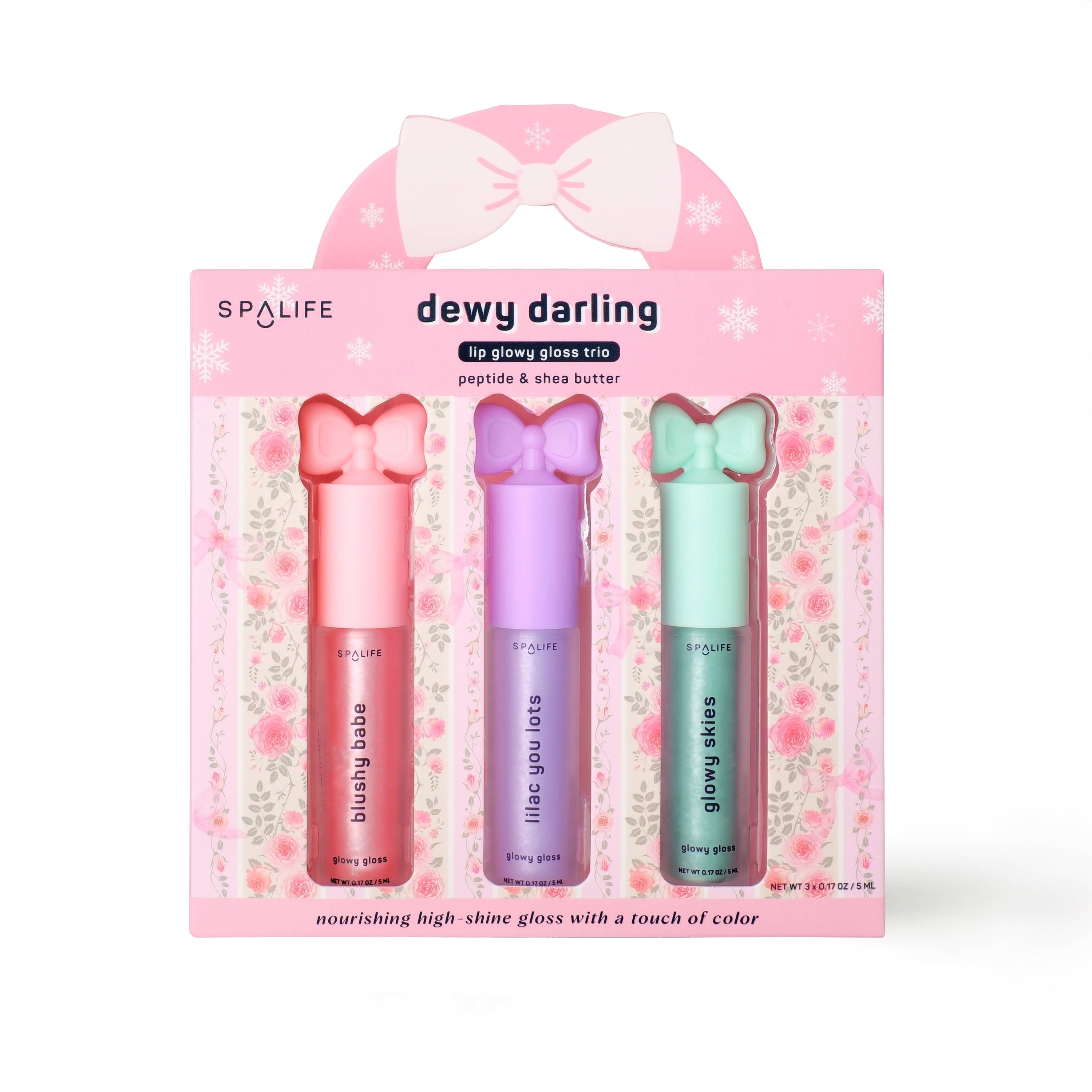 Christmas Holiday Dewy Darlin' Lip Gloss Trio Gift Set