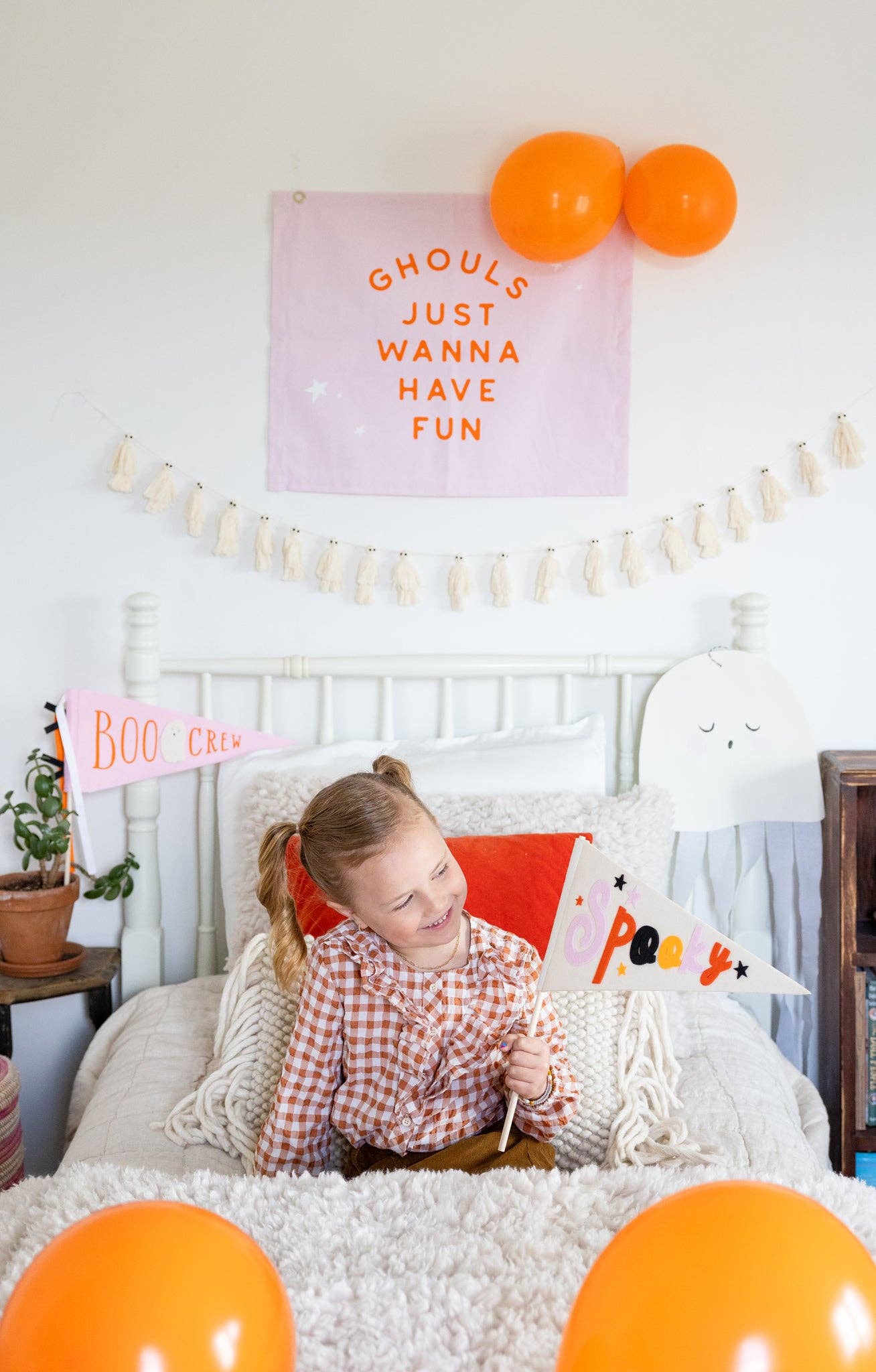 Hey Pumpkin Felt Pennant