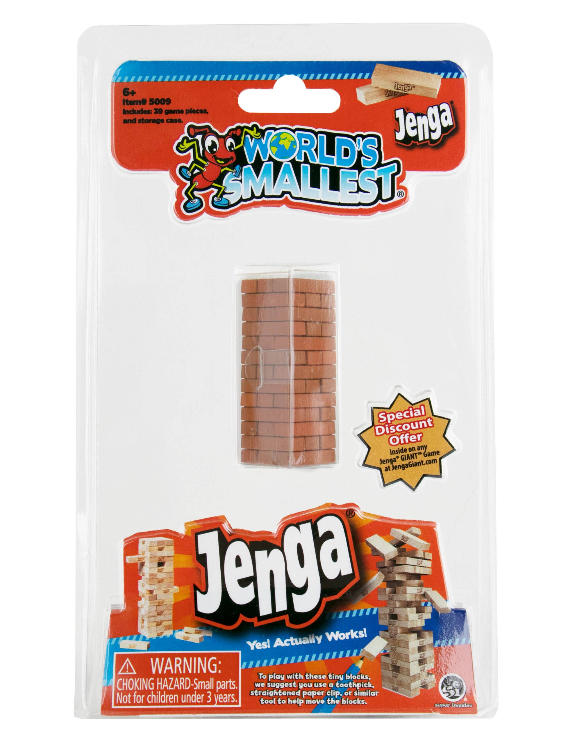 World's Smallest Jenga Game
