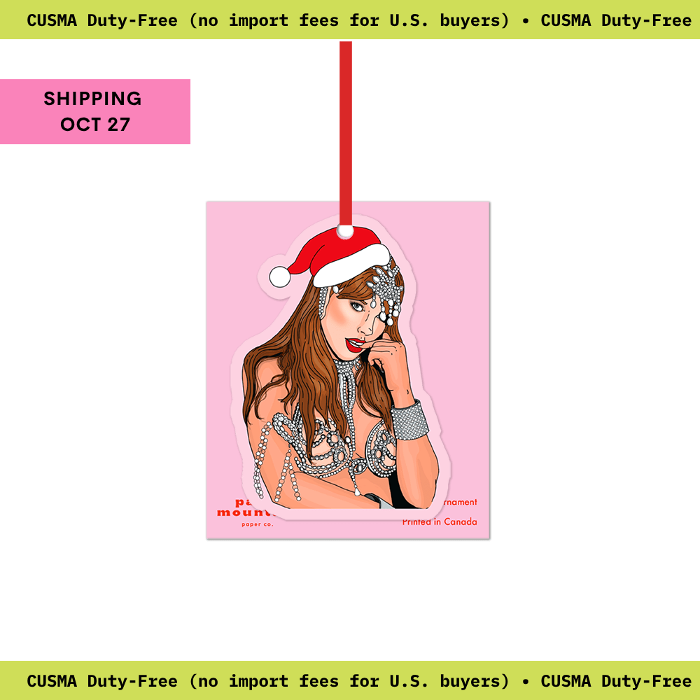 Tay Christmas Cardstock Ornament