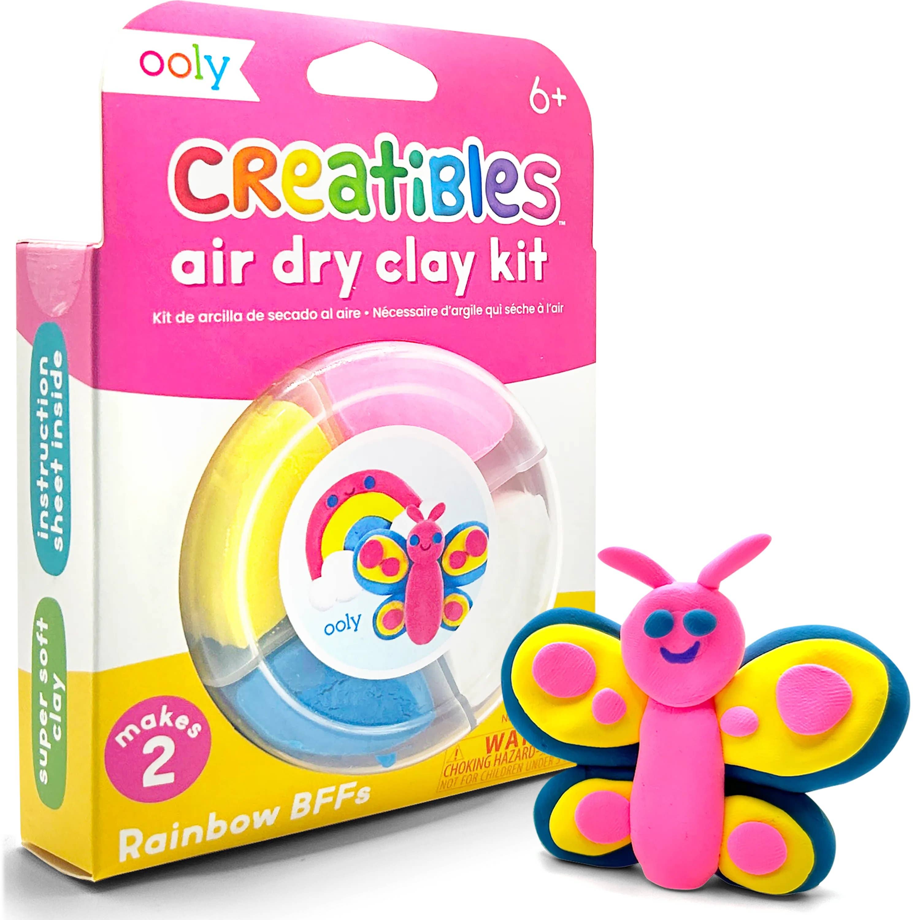 Creatibles: Air Dry Clay BFFs Kit - Rainbow Pals (Set of 4 C