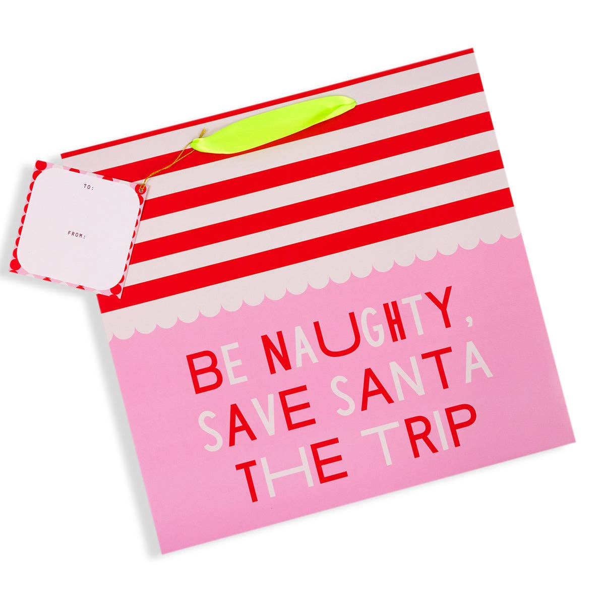 Medium Be Naughty Holiday Gift Bag