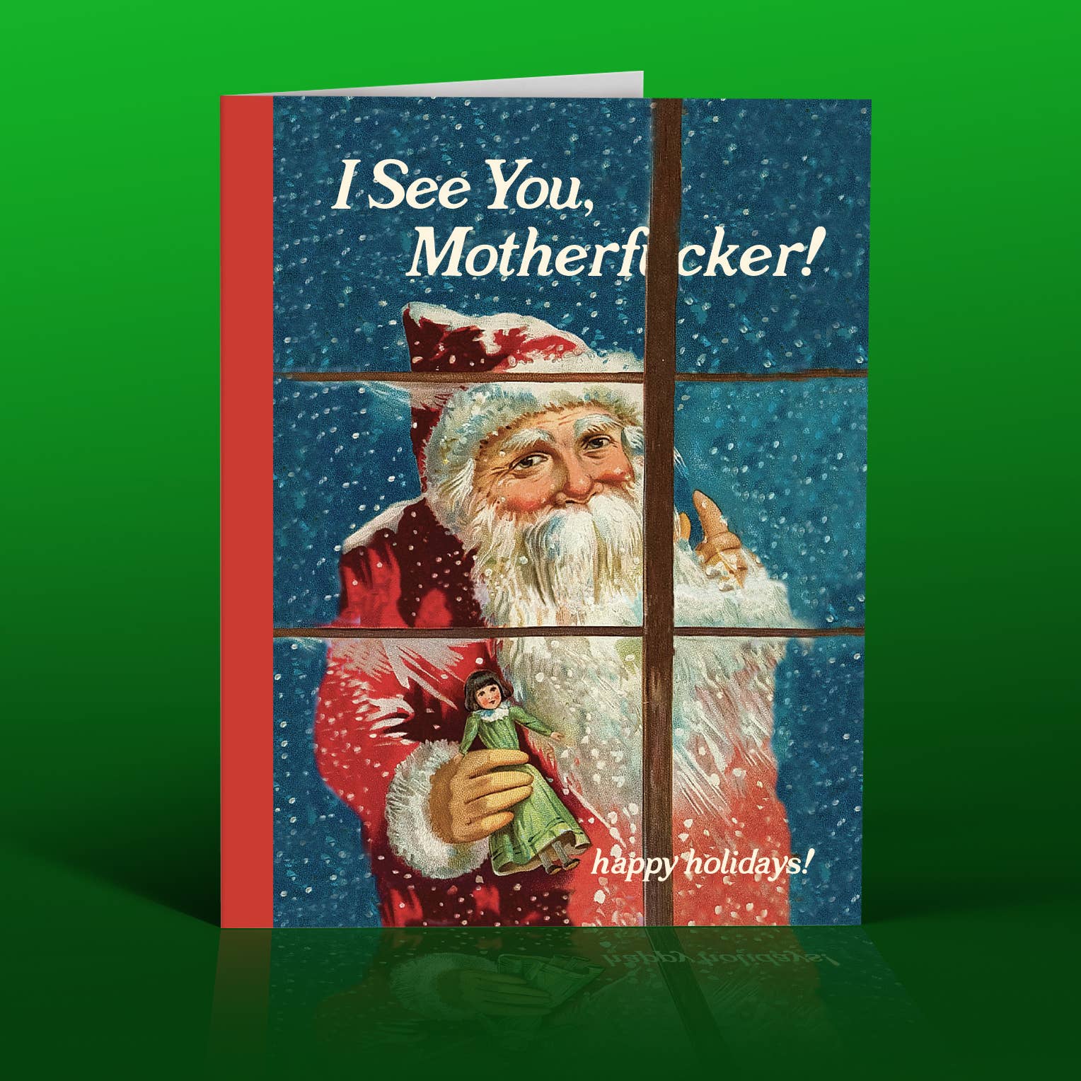 I see You Santa Card