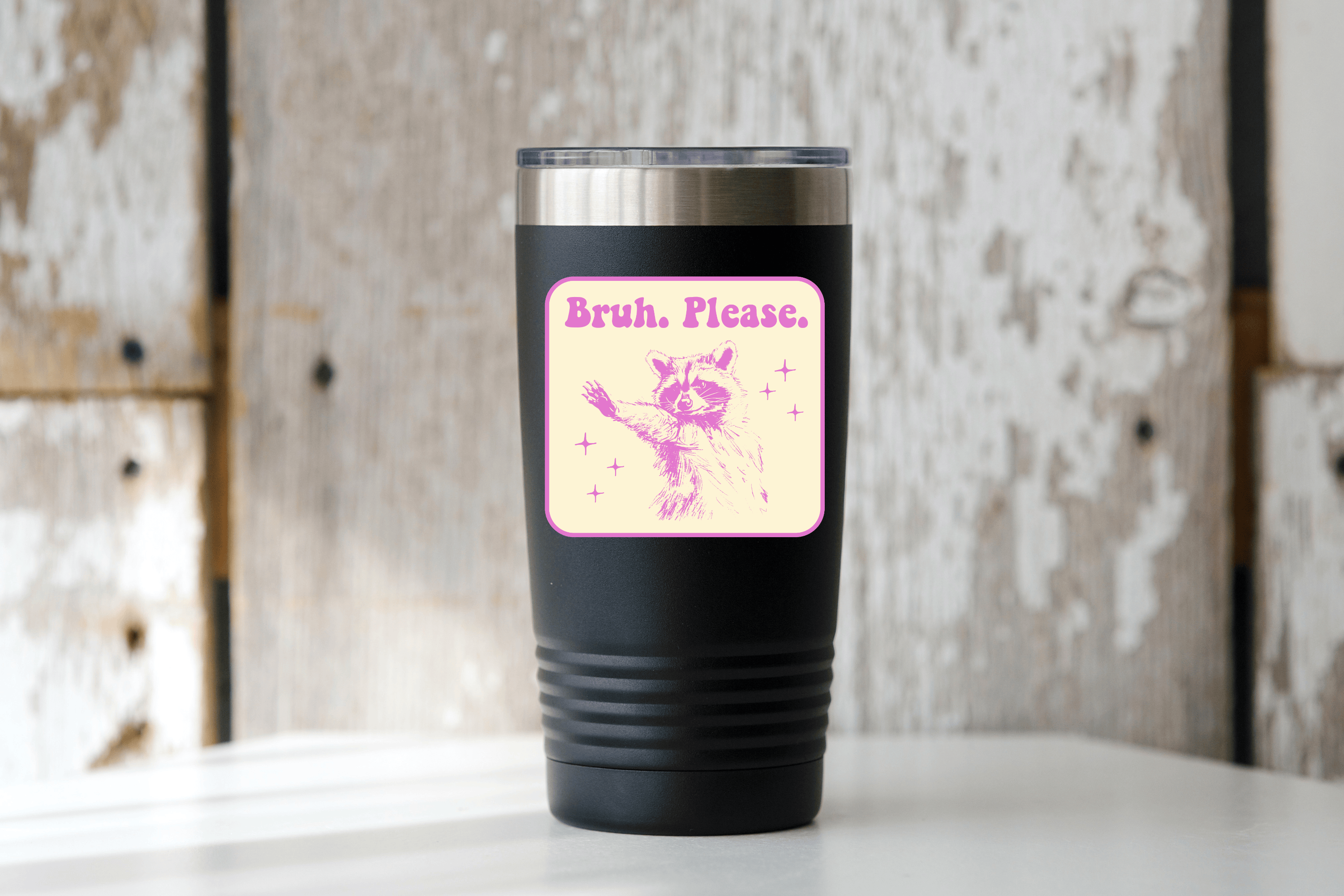 Bruh Please Sticker