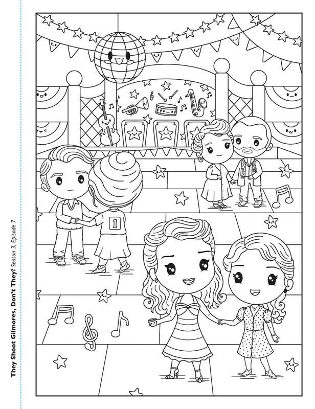 Gilmore Girls Kawaii Coloring Book