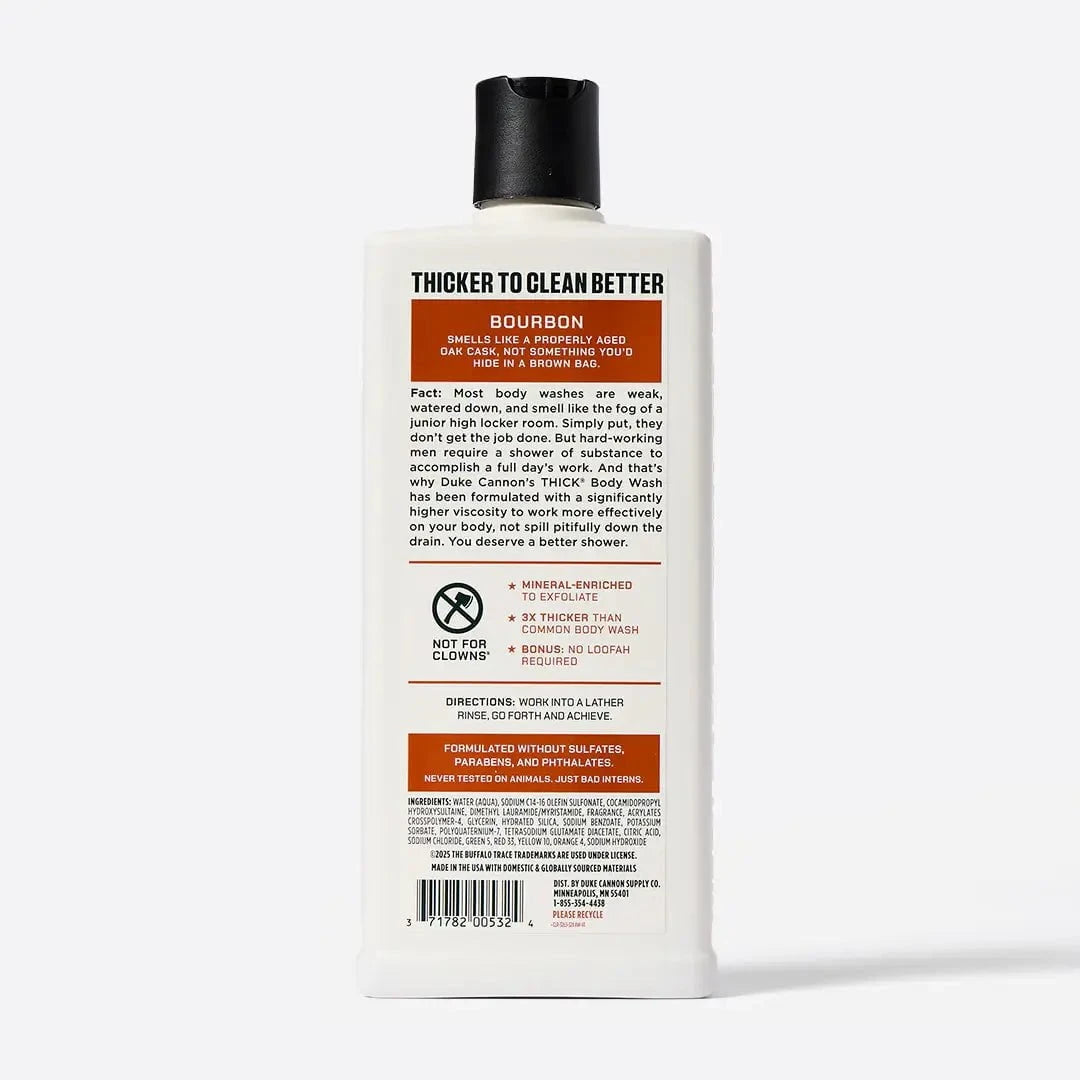 THICK Body Wash Bourbon 18oz