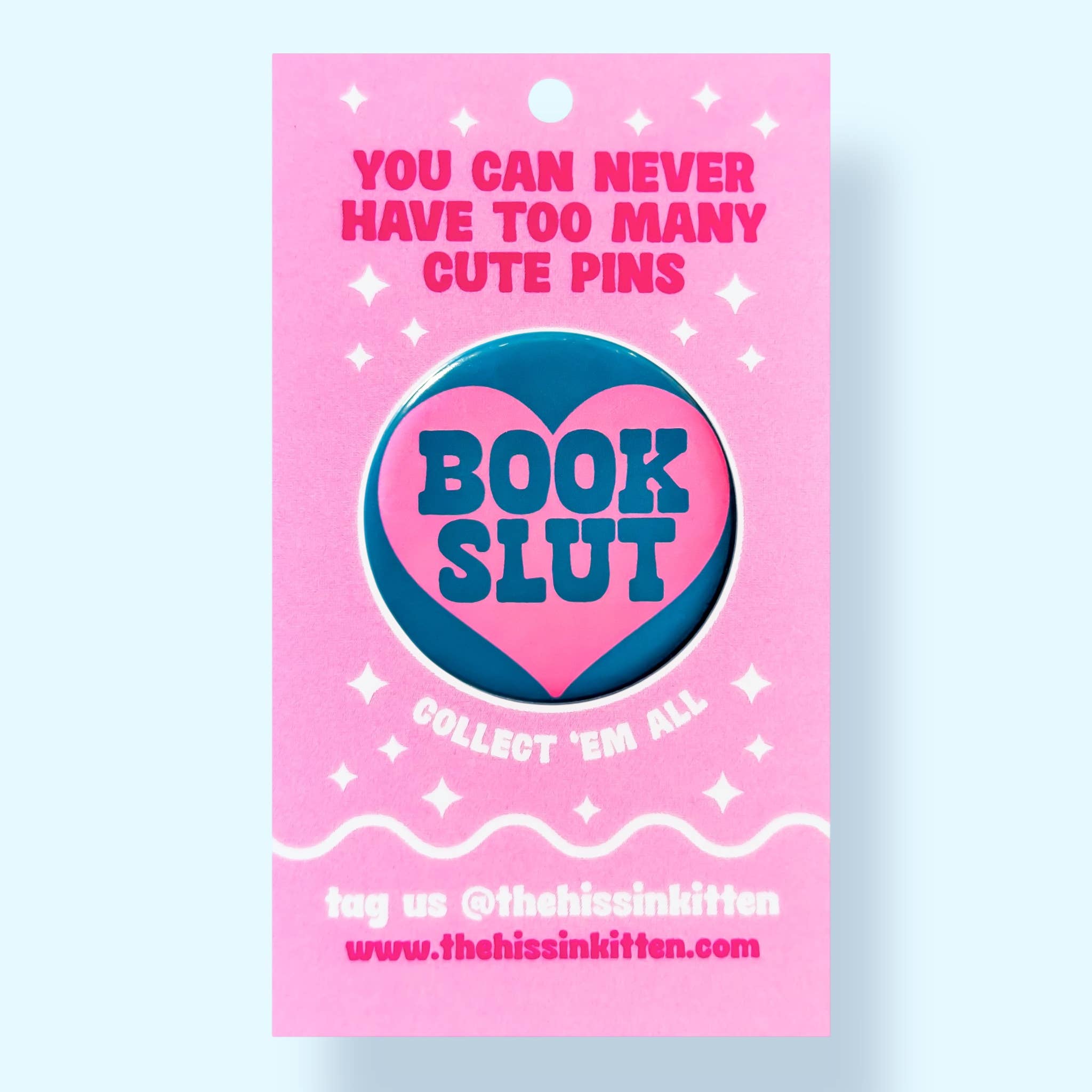 Book Slut Pin