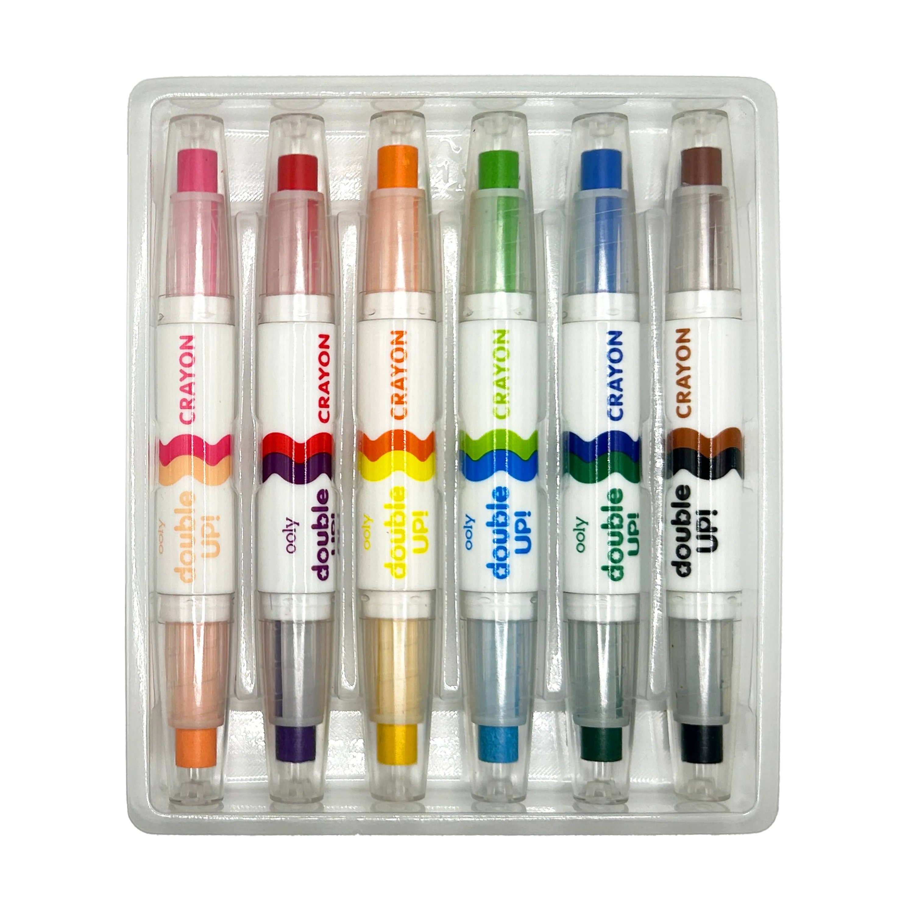 Double Up!: Double-Ended Crayons (Set of 6 / 12 Colors)