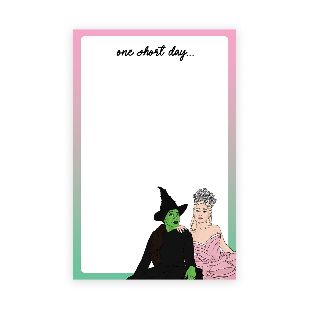 Wckd Inspired One Short Day Notepad