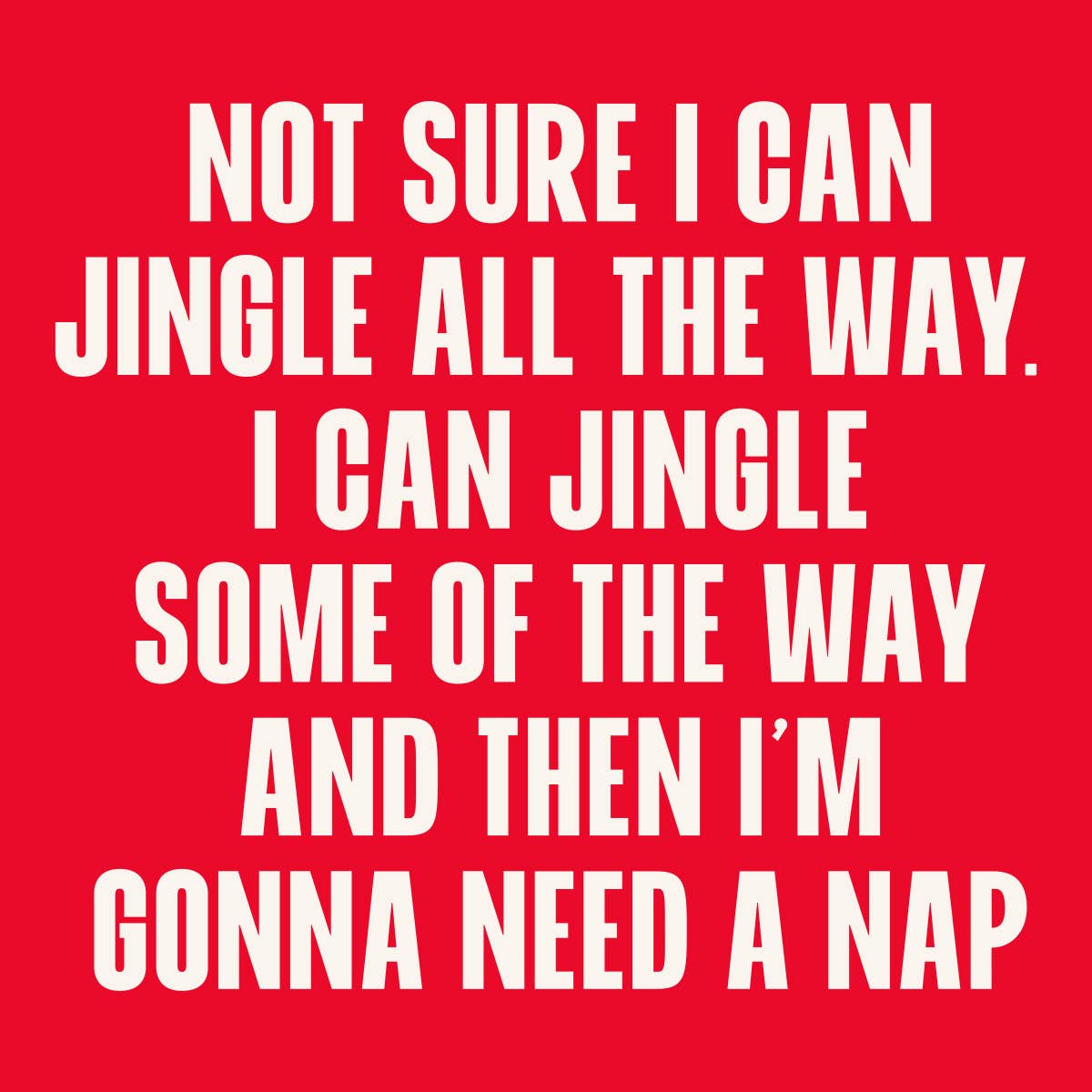 Need A Nap Christmas Cocktail Napkins