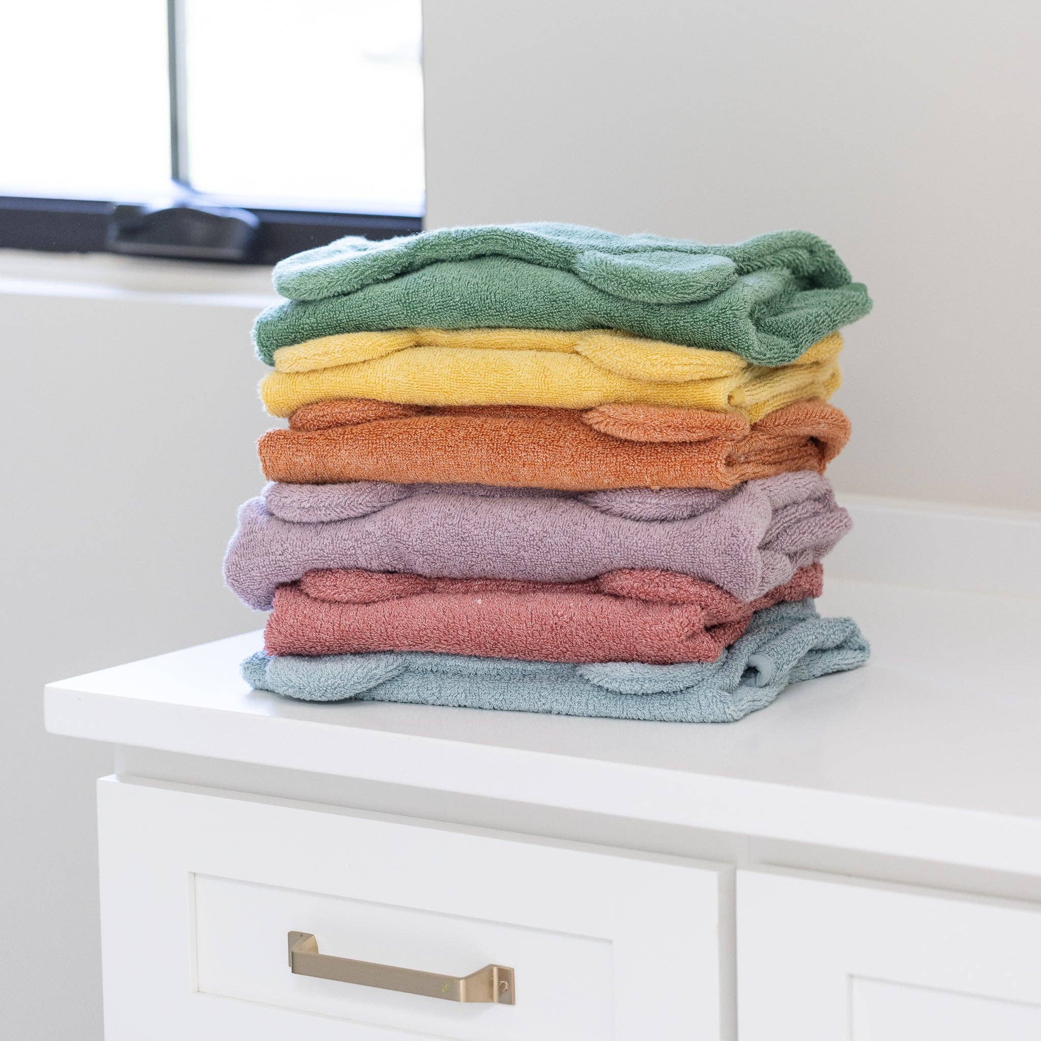 Hooded Towel + Wash Mitt Set Blush - Pink