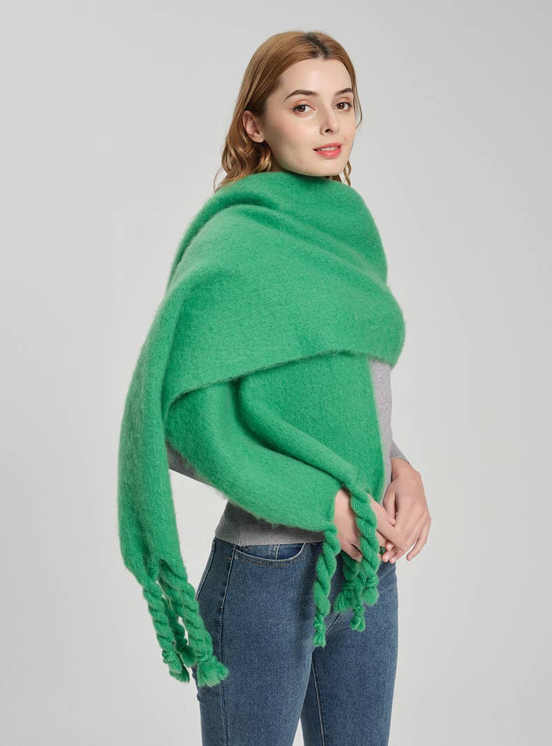 Light Pink Blanket Scarf