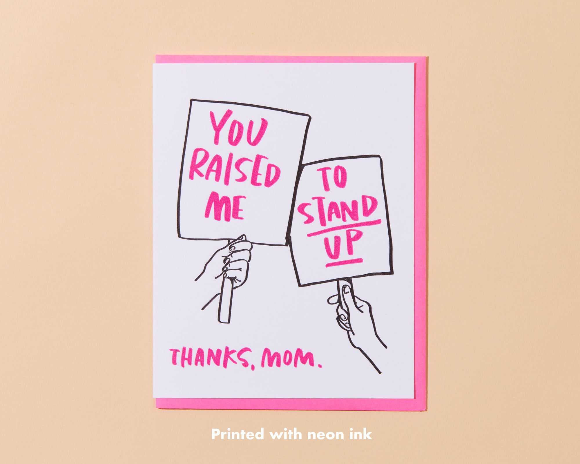 Stand Up (Protest, Politics) Card