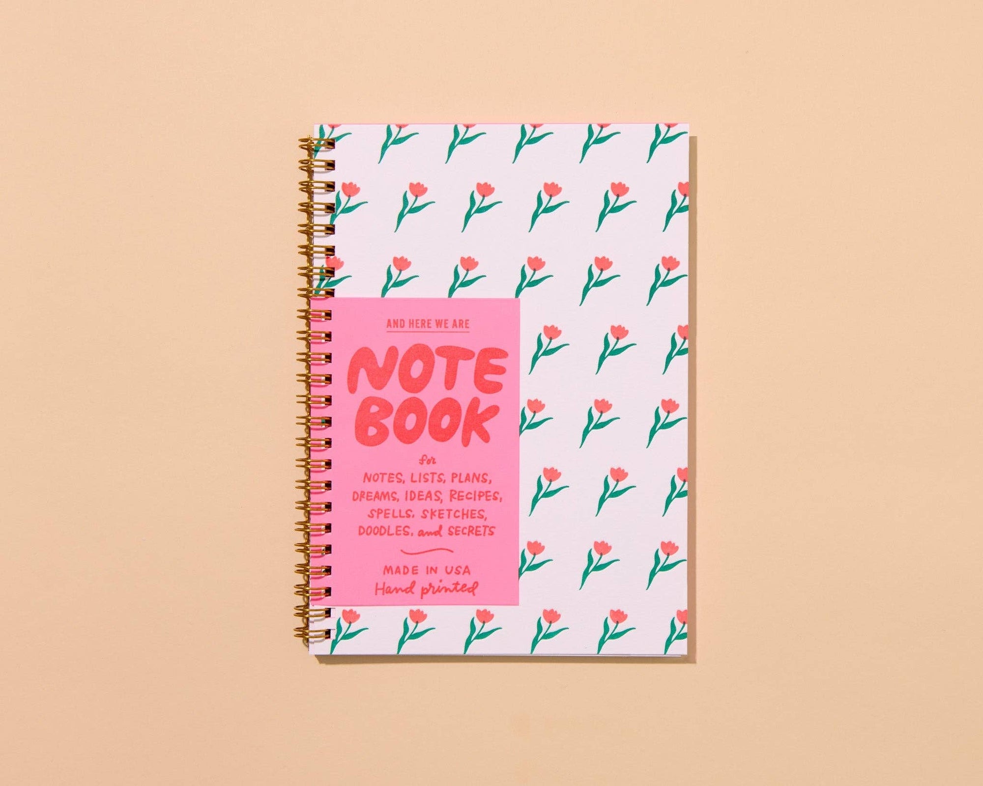 Tulip A5 Spiral Notebook