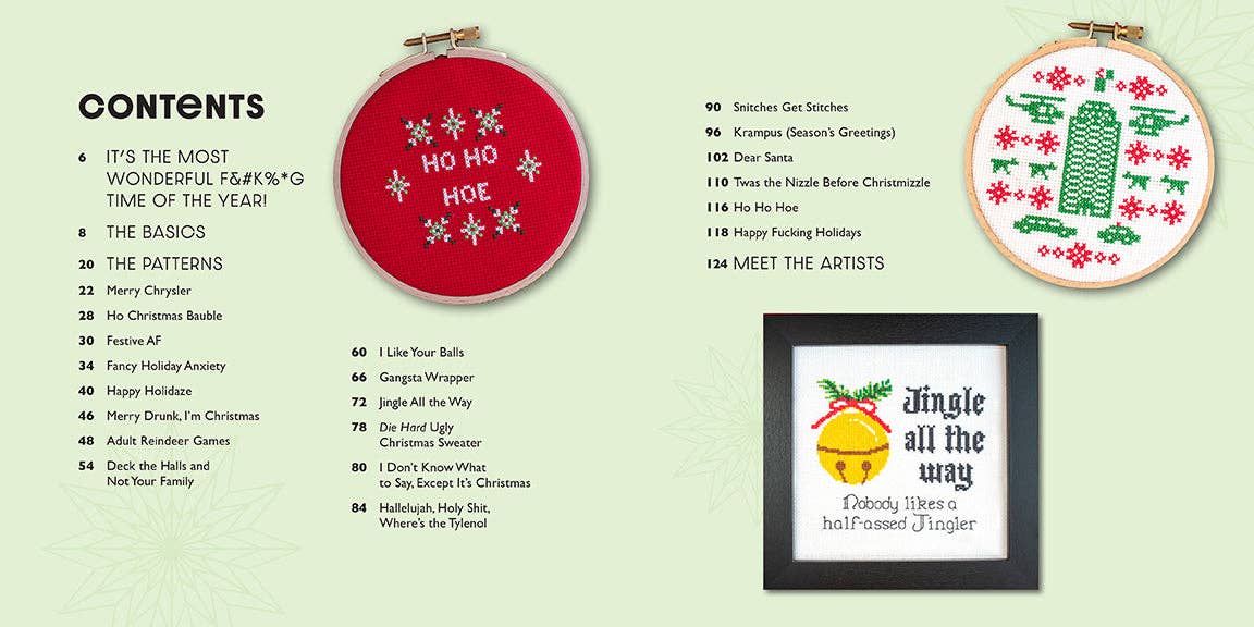 Festive As F*ck: Cross Stitch for the Holidays!