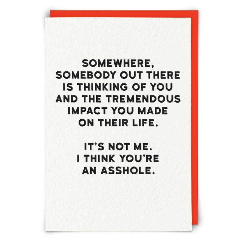 Somewhere Greeting Card