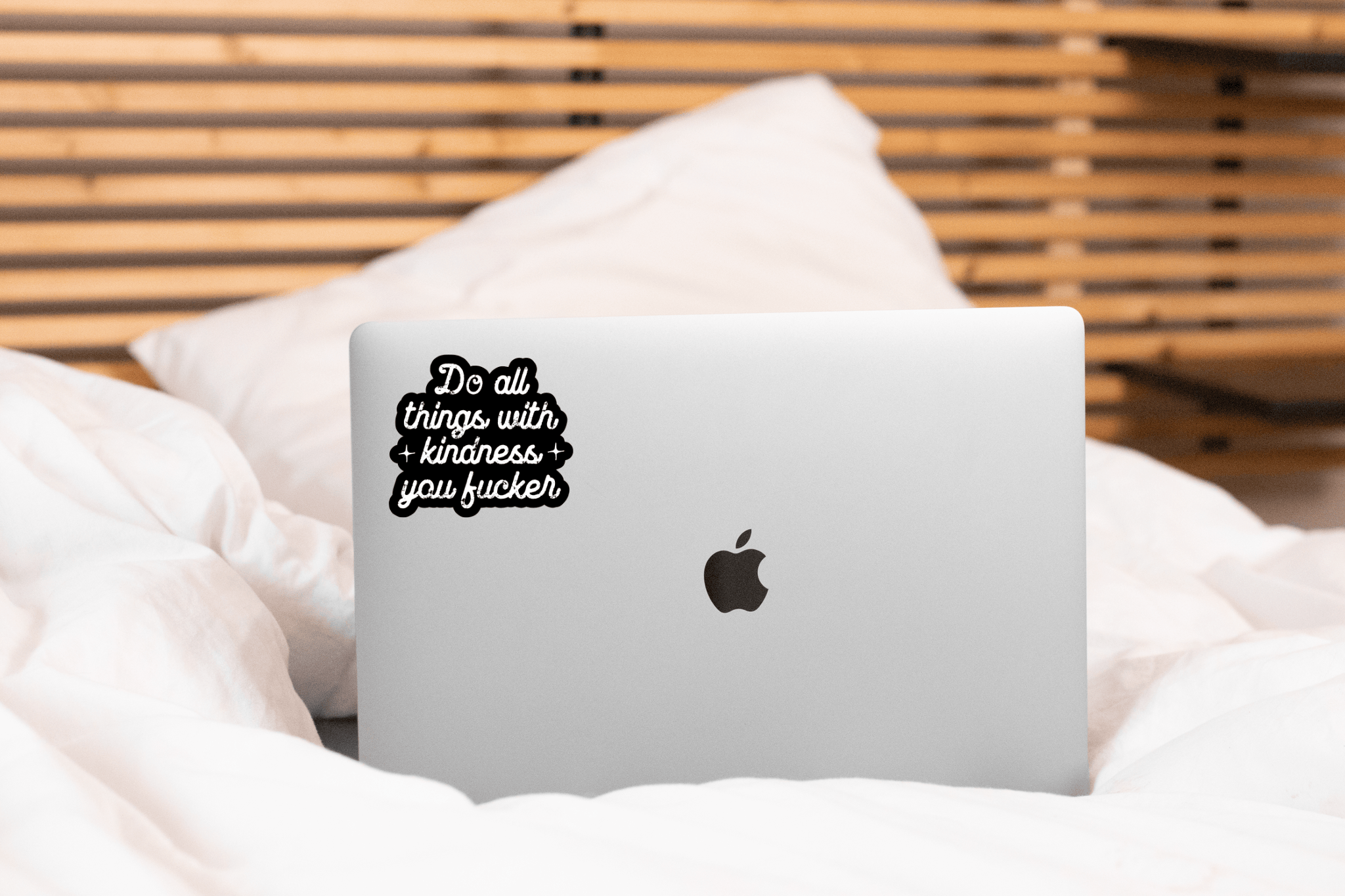 Do All Things with Kindness You Fucker Sticker - funny