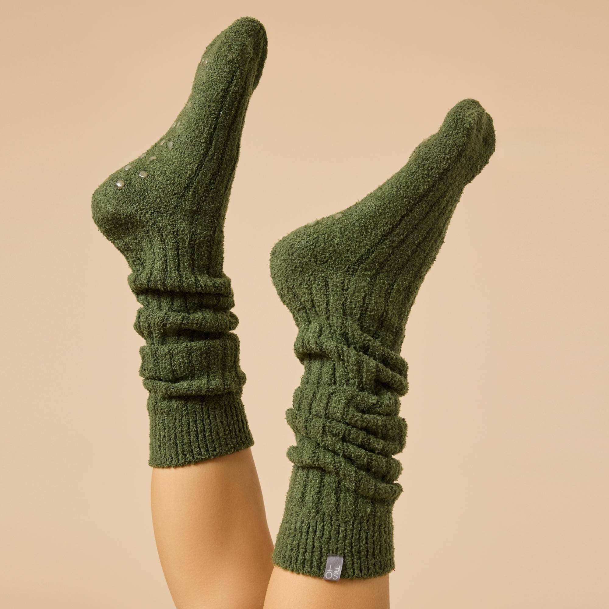 Women's Soft, Cozy, Slouchy Marshmallow Socks with Grippers