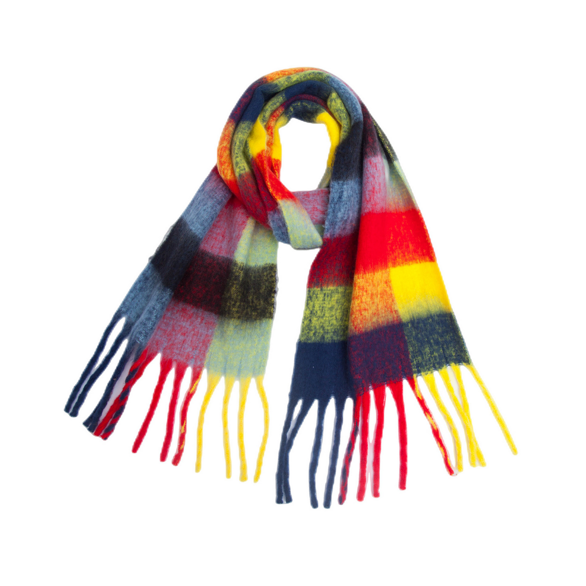 Primary Bright Blanket Scarf