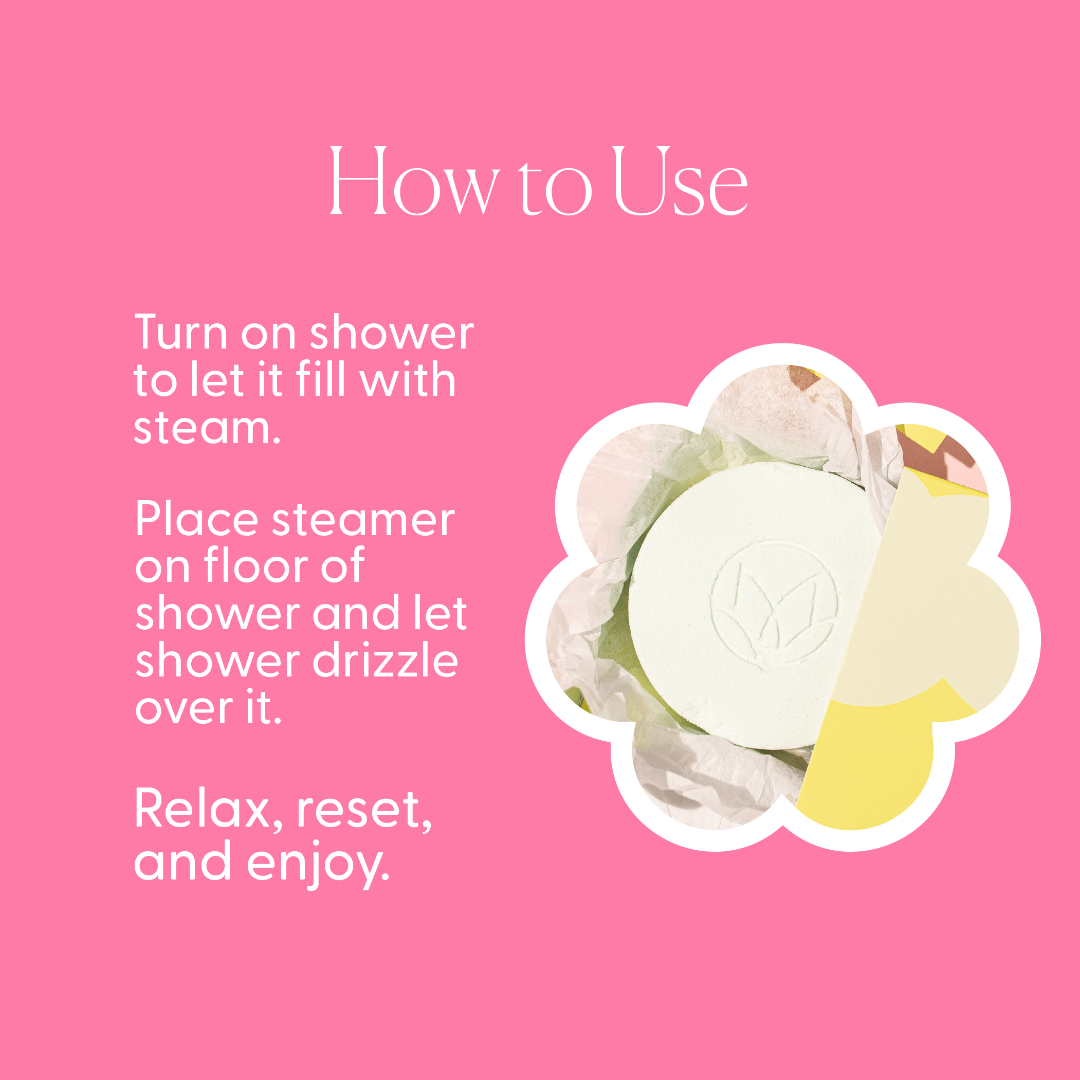 Coconut Milk and Fig Shower Steamer