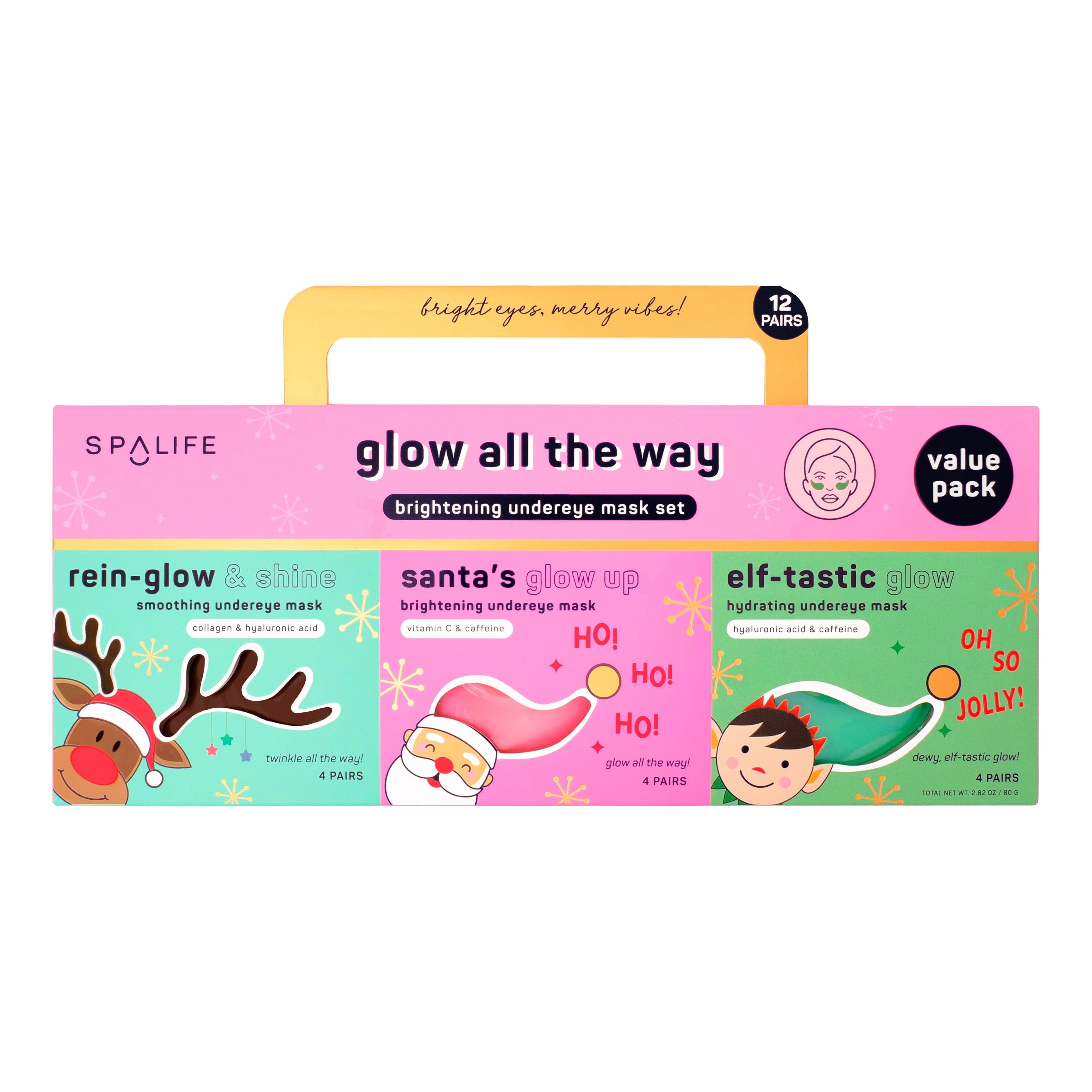 Christmas Holiday Glow All the Way Brightening Undereye Mask Set