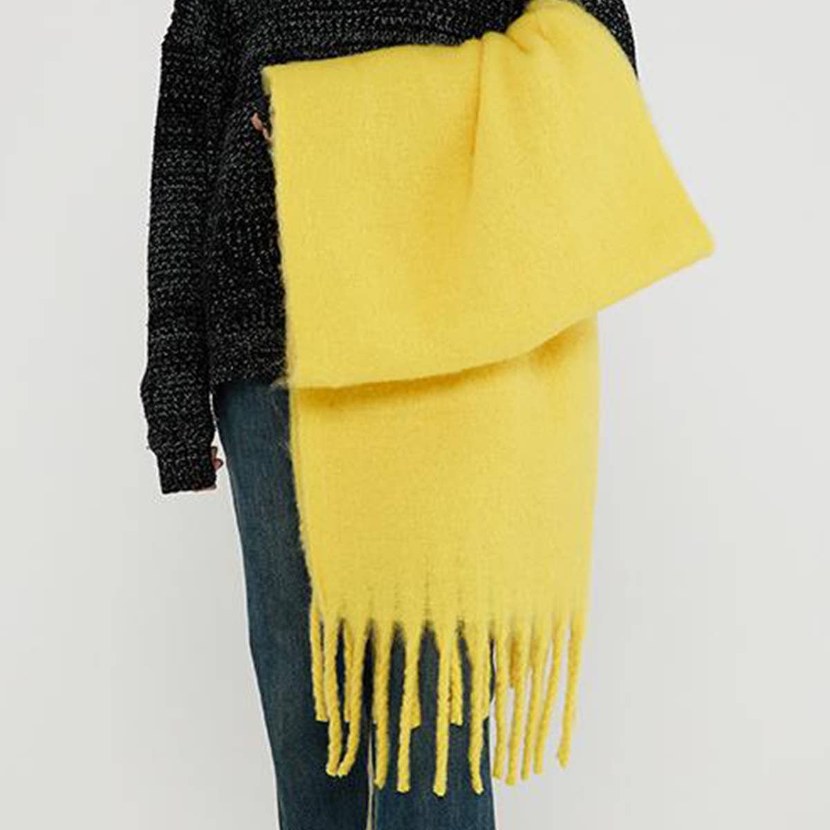 Ginger Soft Mohair Feel Scarf