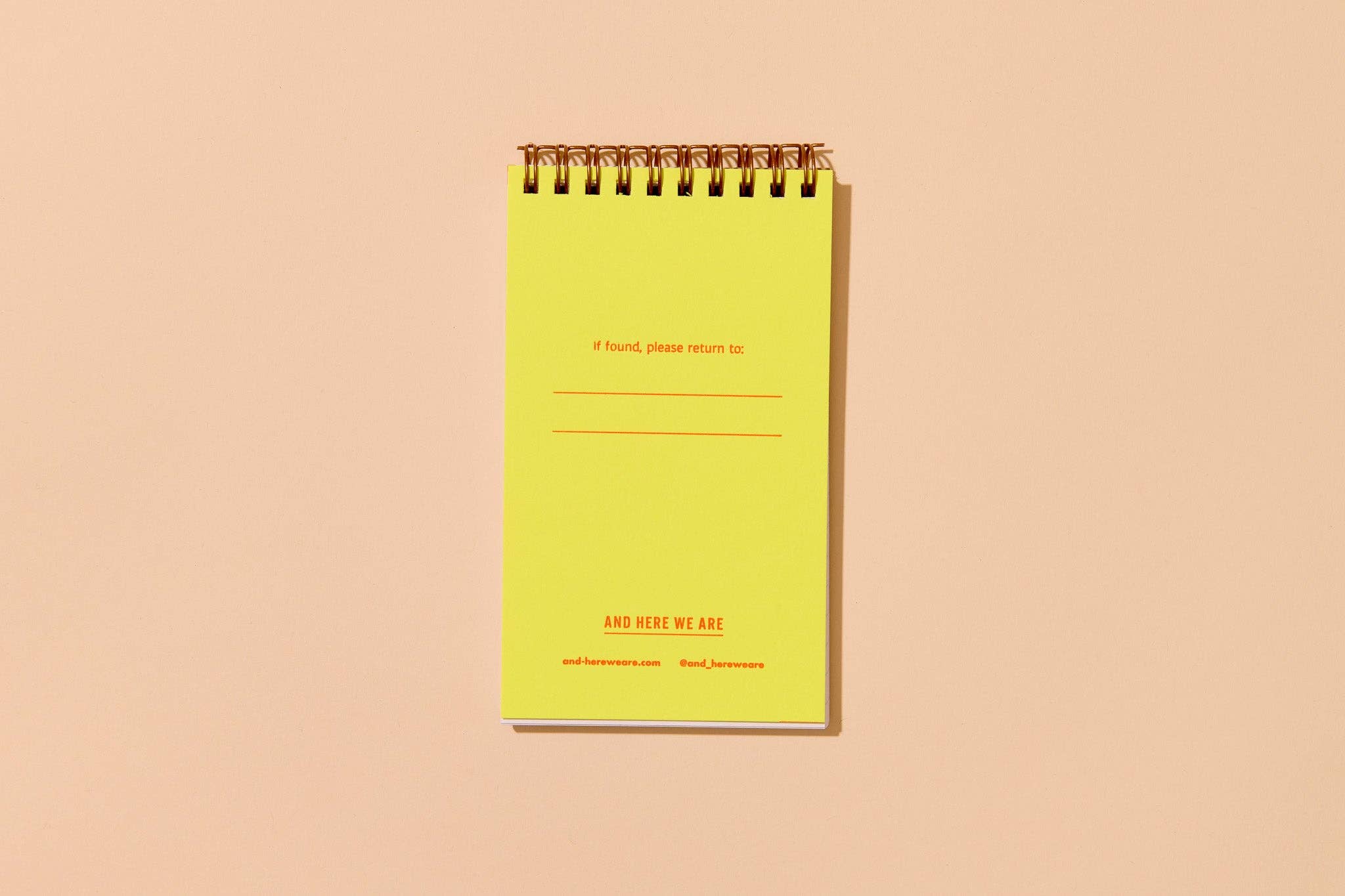 Red Hearts Small Spiral Notebook