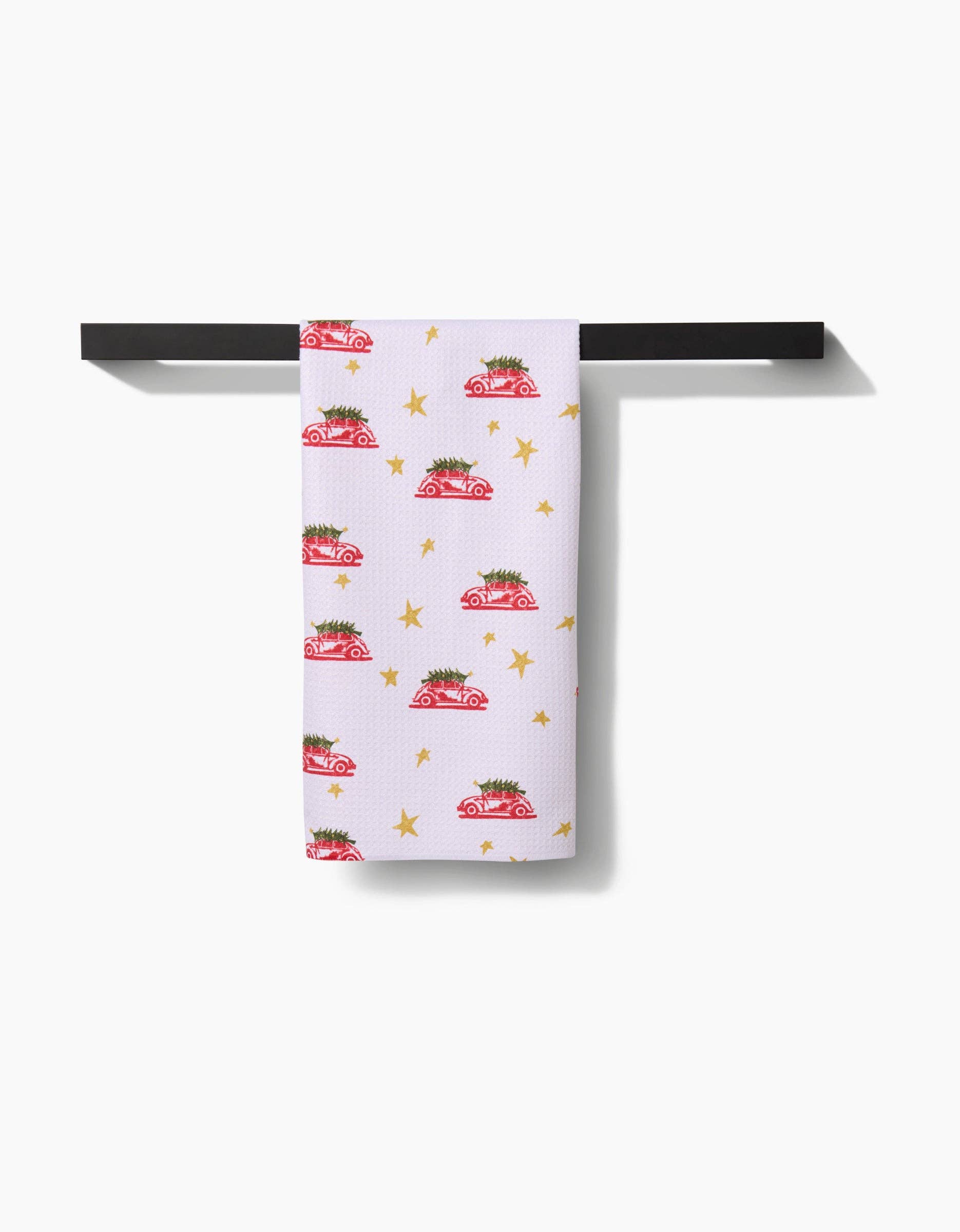 Geometry Christmas Bug Tea Towel