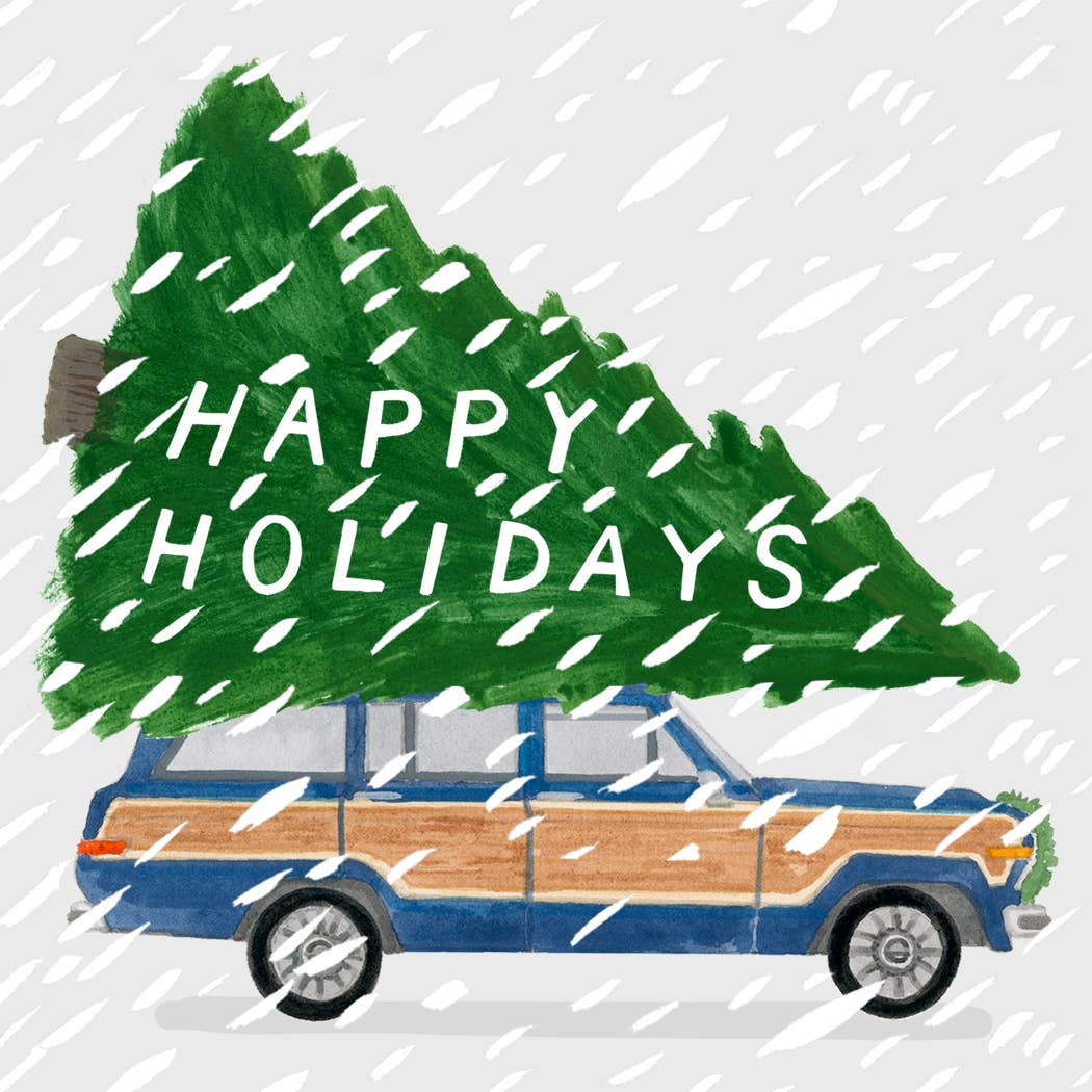 Holiday Wagoneer Notecard Set of 6