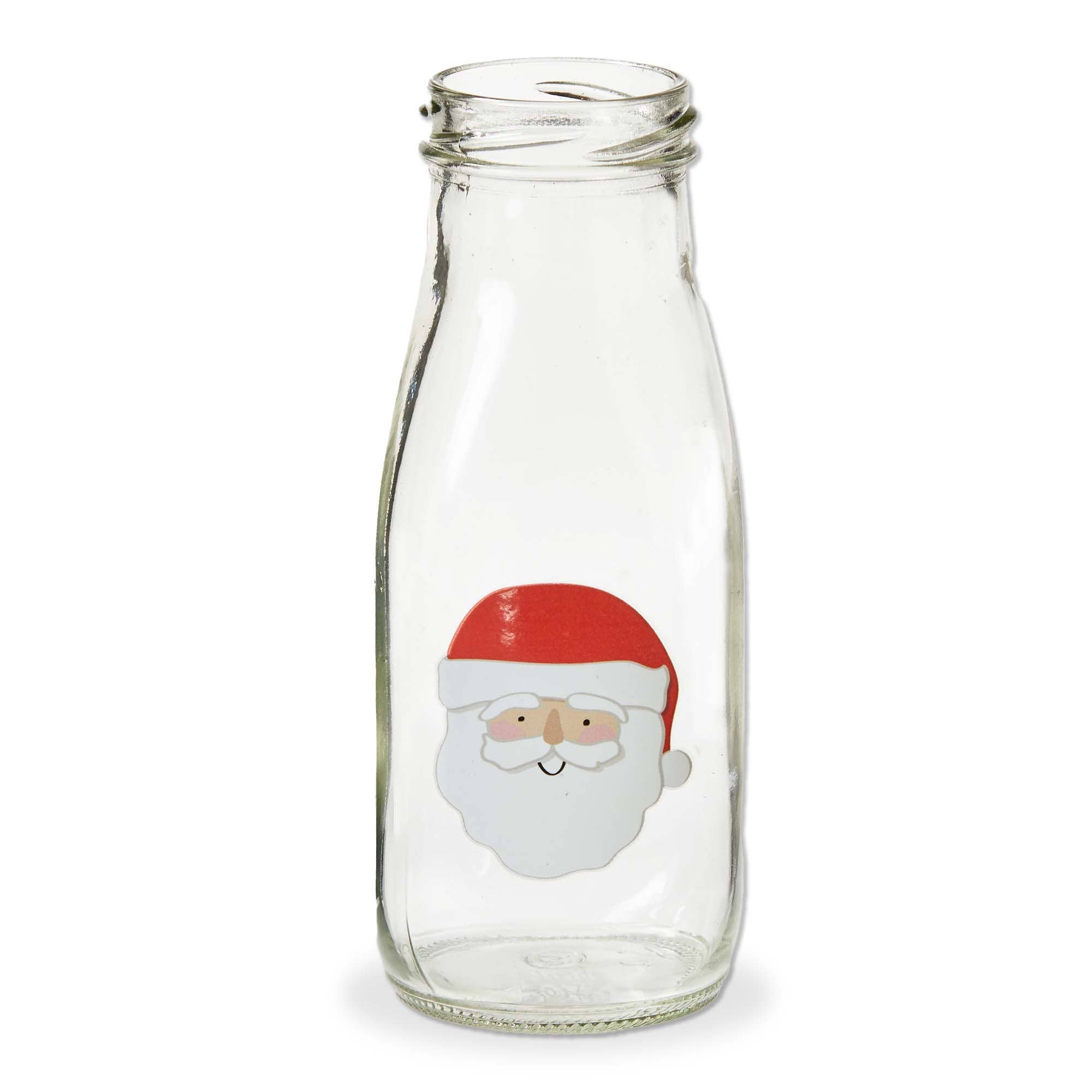 Christmas Santa Milk Bottle