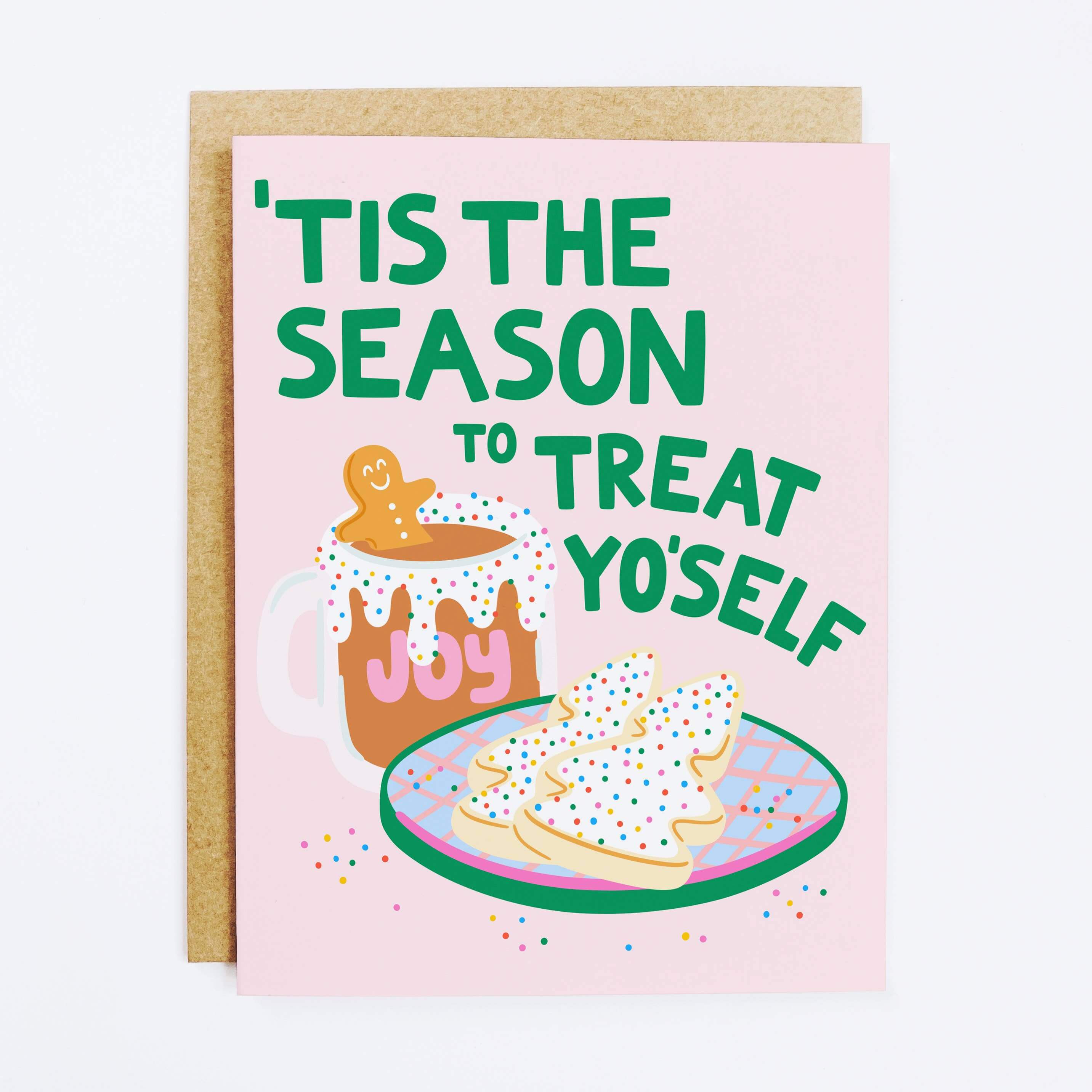 Treat Yo'Self Holiday Card