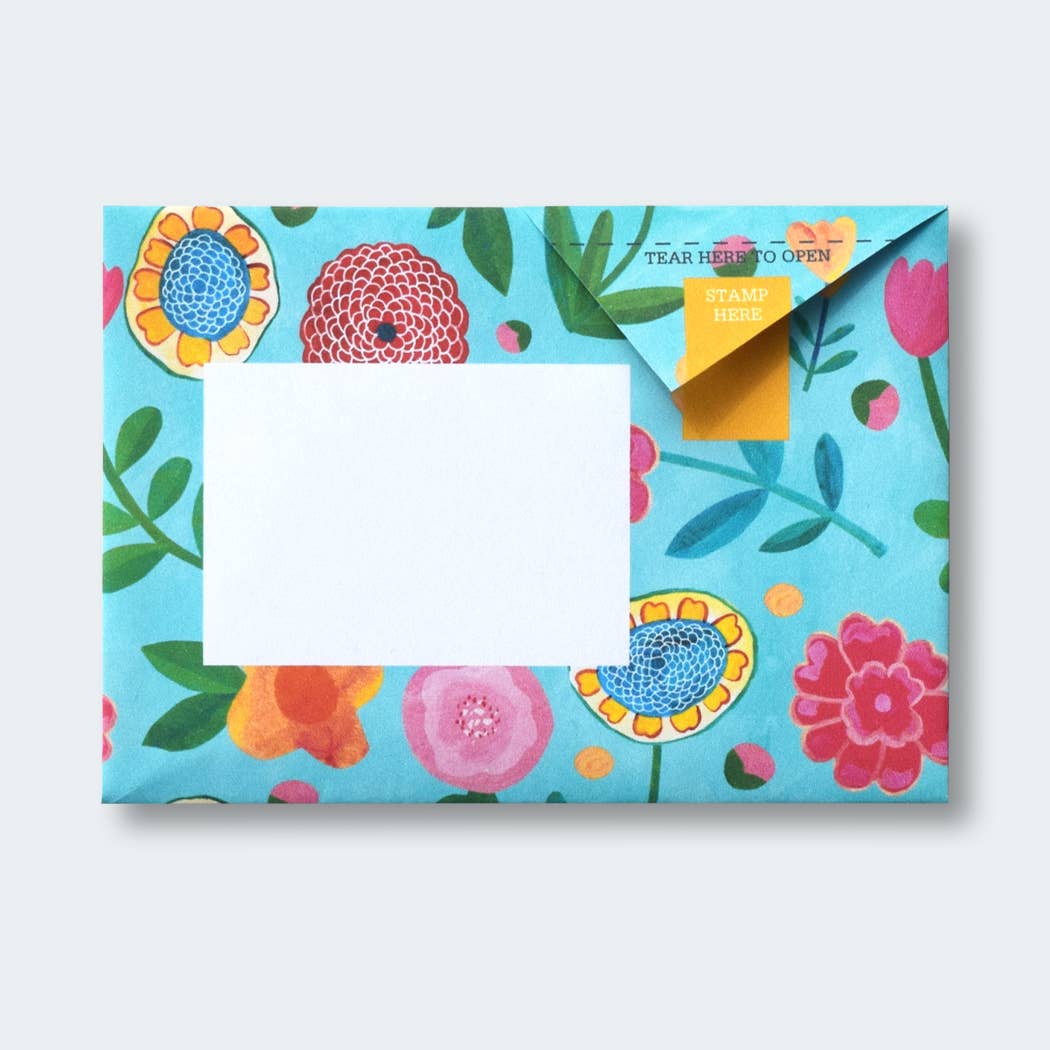 Wildflower Pigeon Artisan Letter Pack - pack of 6 letters