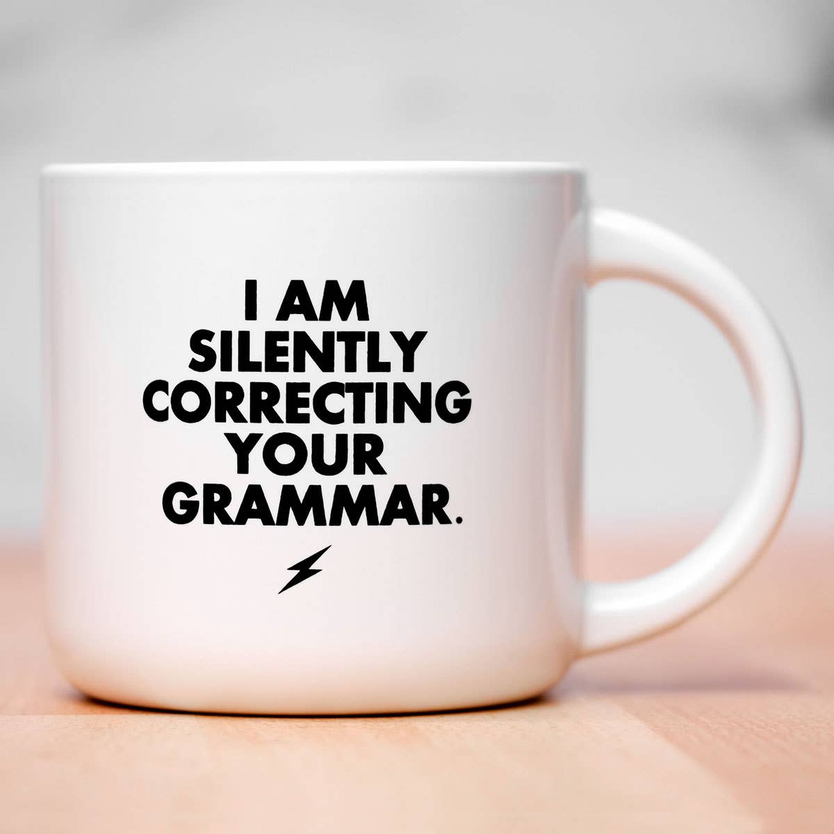 I am silently correcting your grammar... Ceramic Mug.  Case