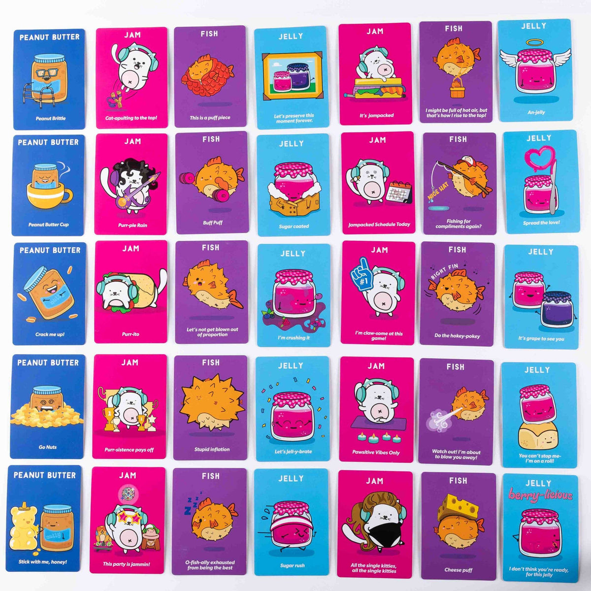 Jelly Fish Toast & Jam Card Game