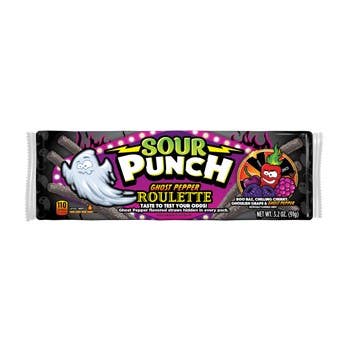 Sour Punch Ghost Pepper Roulette Straws