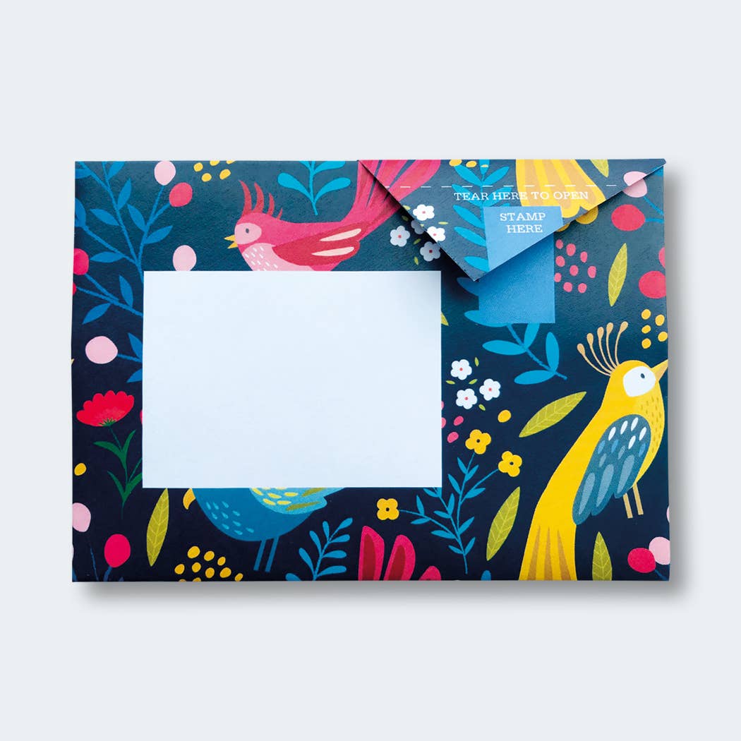 Magical Menagerie Pigeon Folding Letter Set, pack of 6