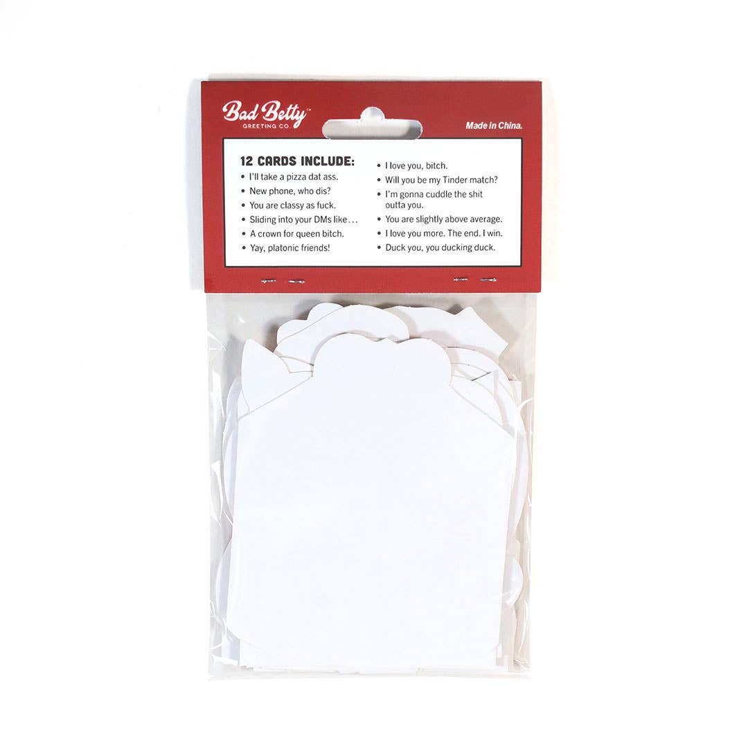 Funny Vintage Valentine's Day Cards- Set of 12