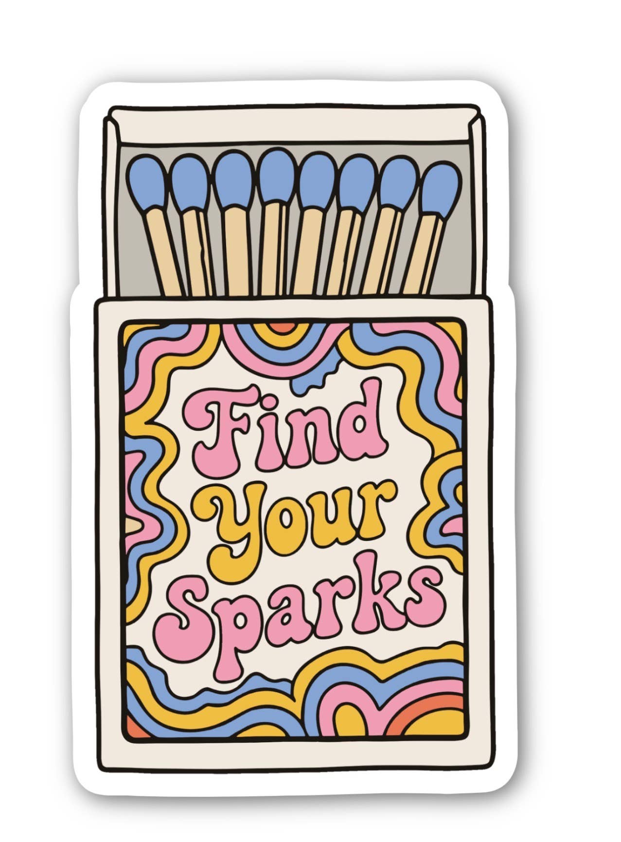 Find Your Sparks Sticker