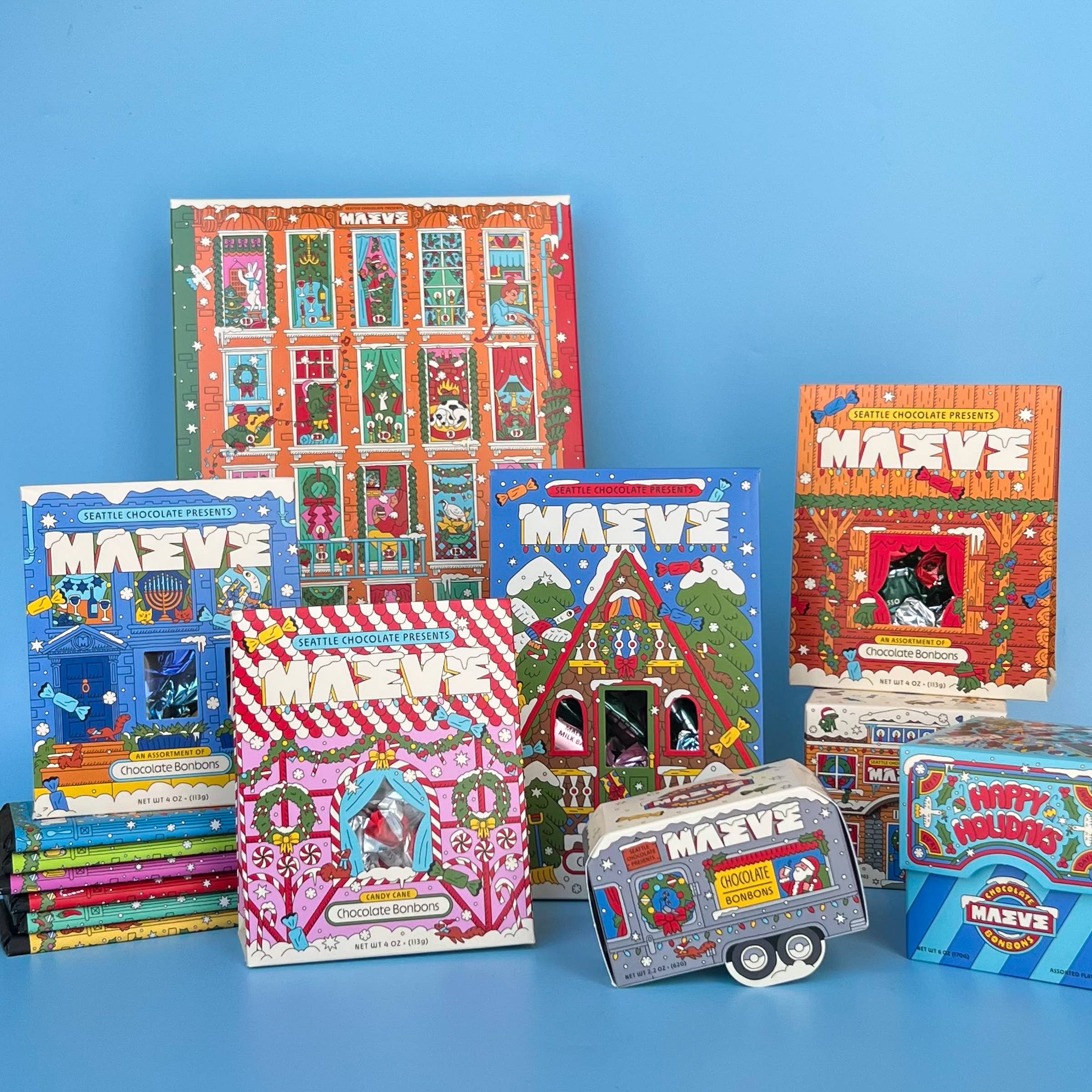 Holiday Peppermint Pad Bonbon Box