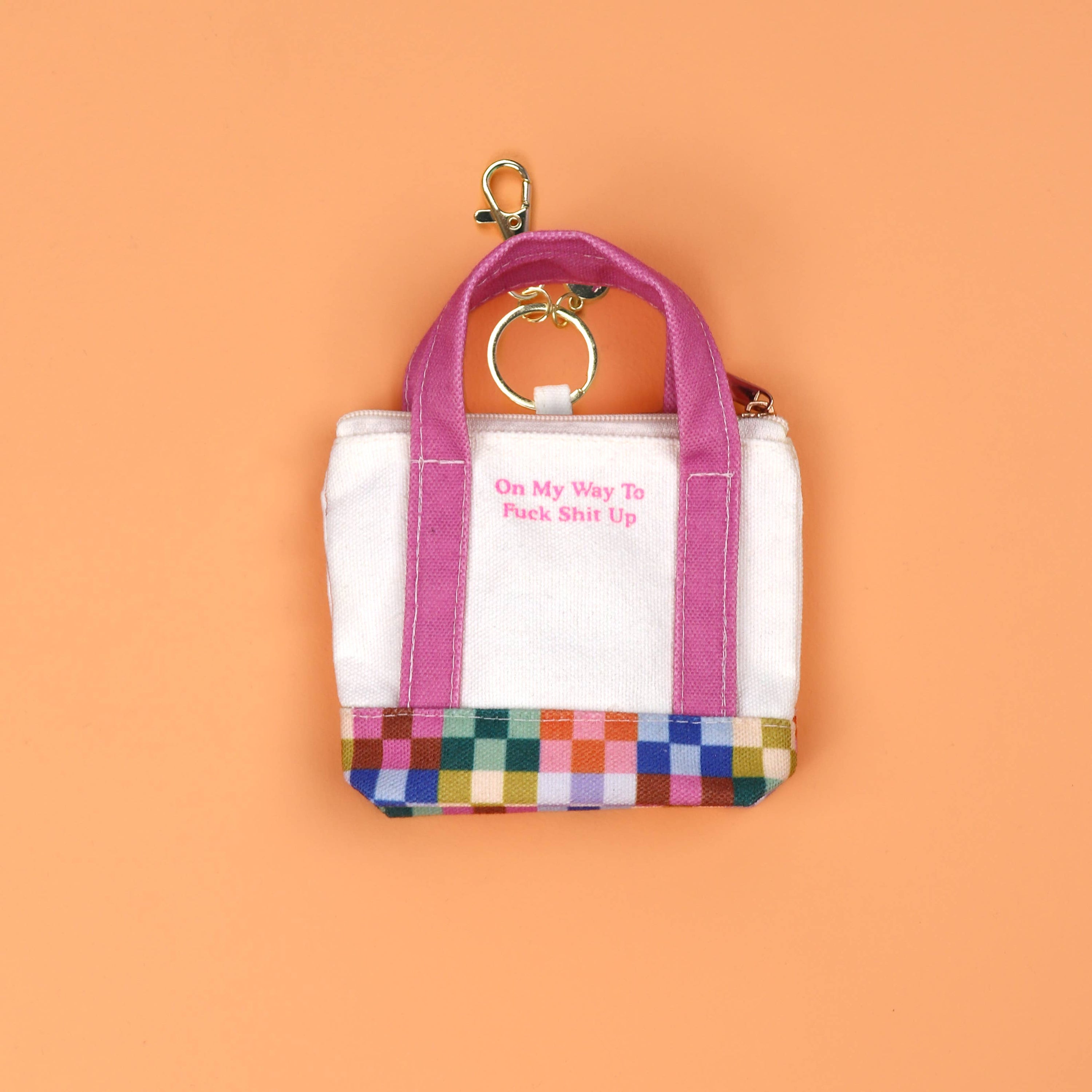 On My Way Mini Tote Bag Charm