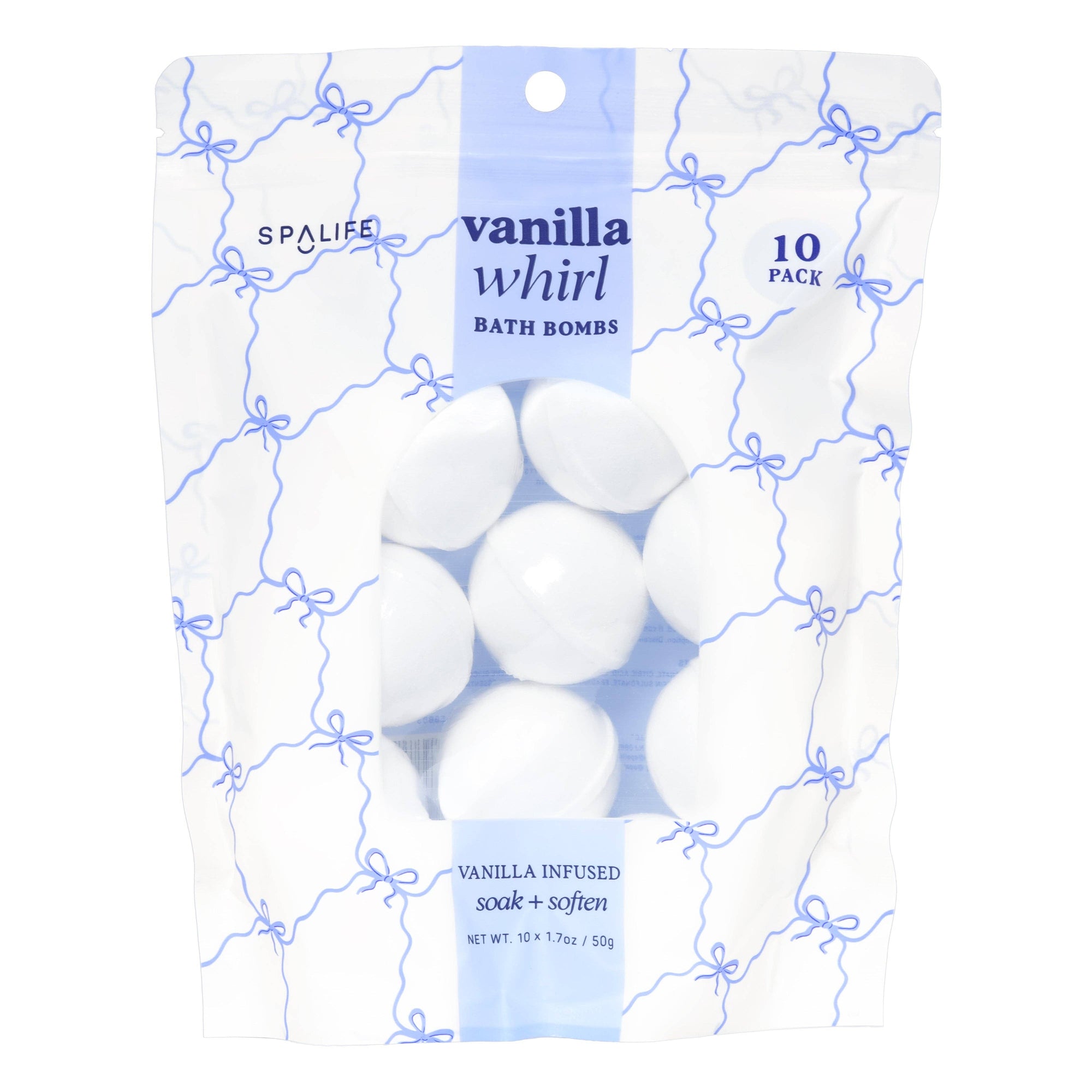 Valentine’s Vanilla Whirl Bath Bombs – 10 Pack
