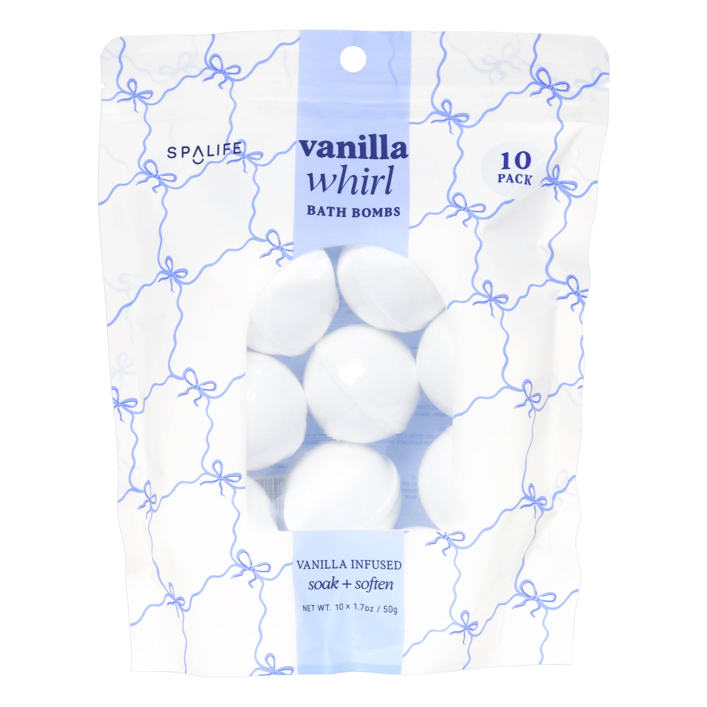 Valentine’s Vanilla Whirl Bath Bombs – 10 Pack