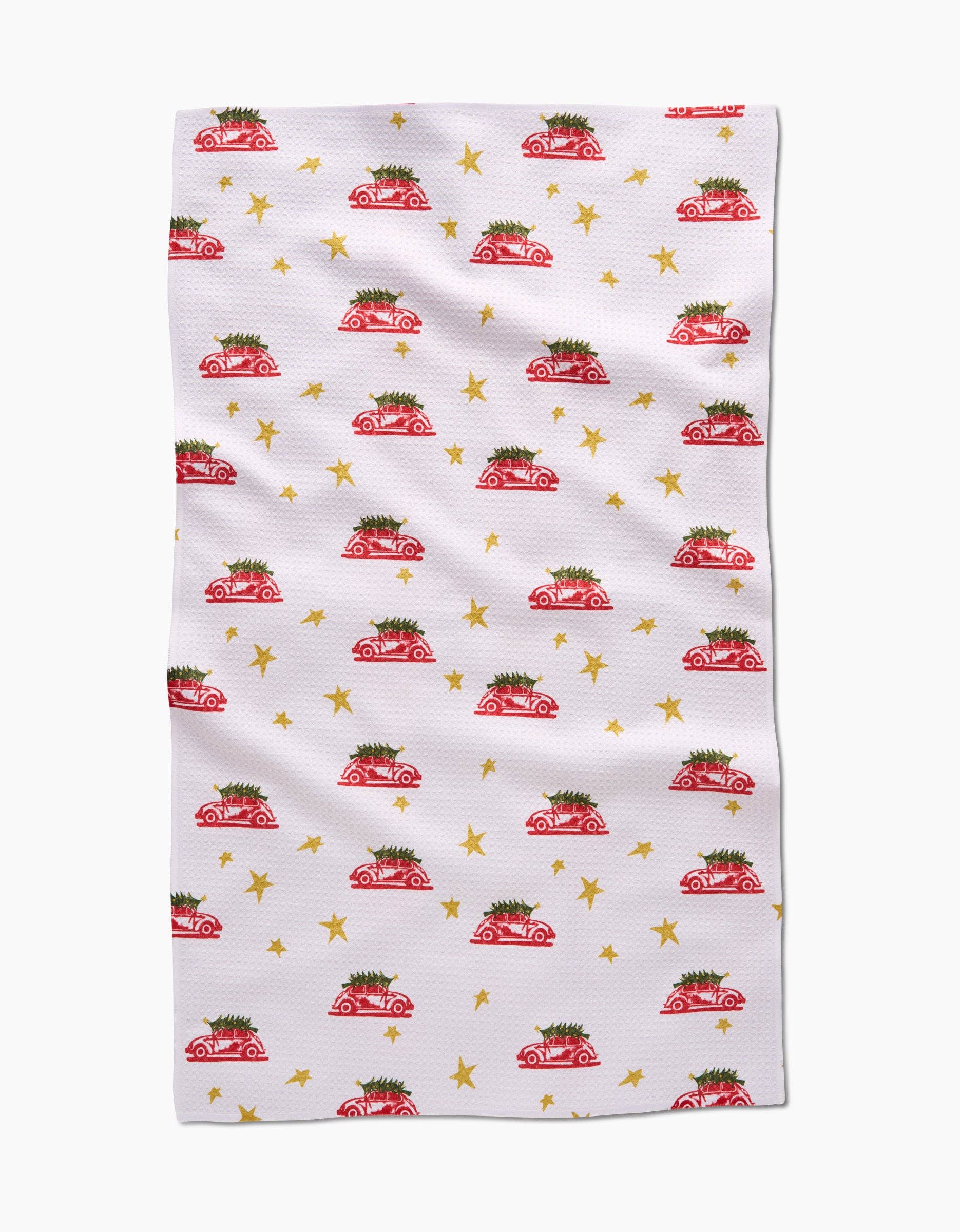 Geometry Christmas Bug Tea Towel