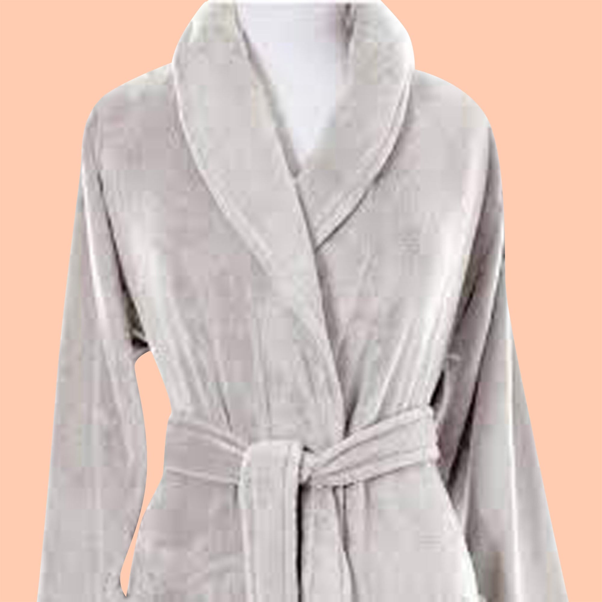 Pinecone Hill Sheepy Fleece Dove Grey Robe