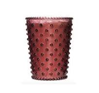 Cranberry Hobnail Candle