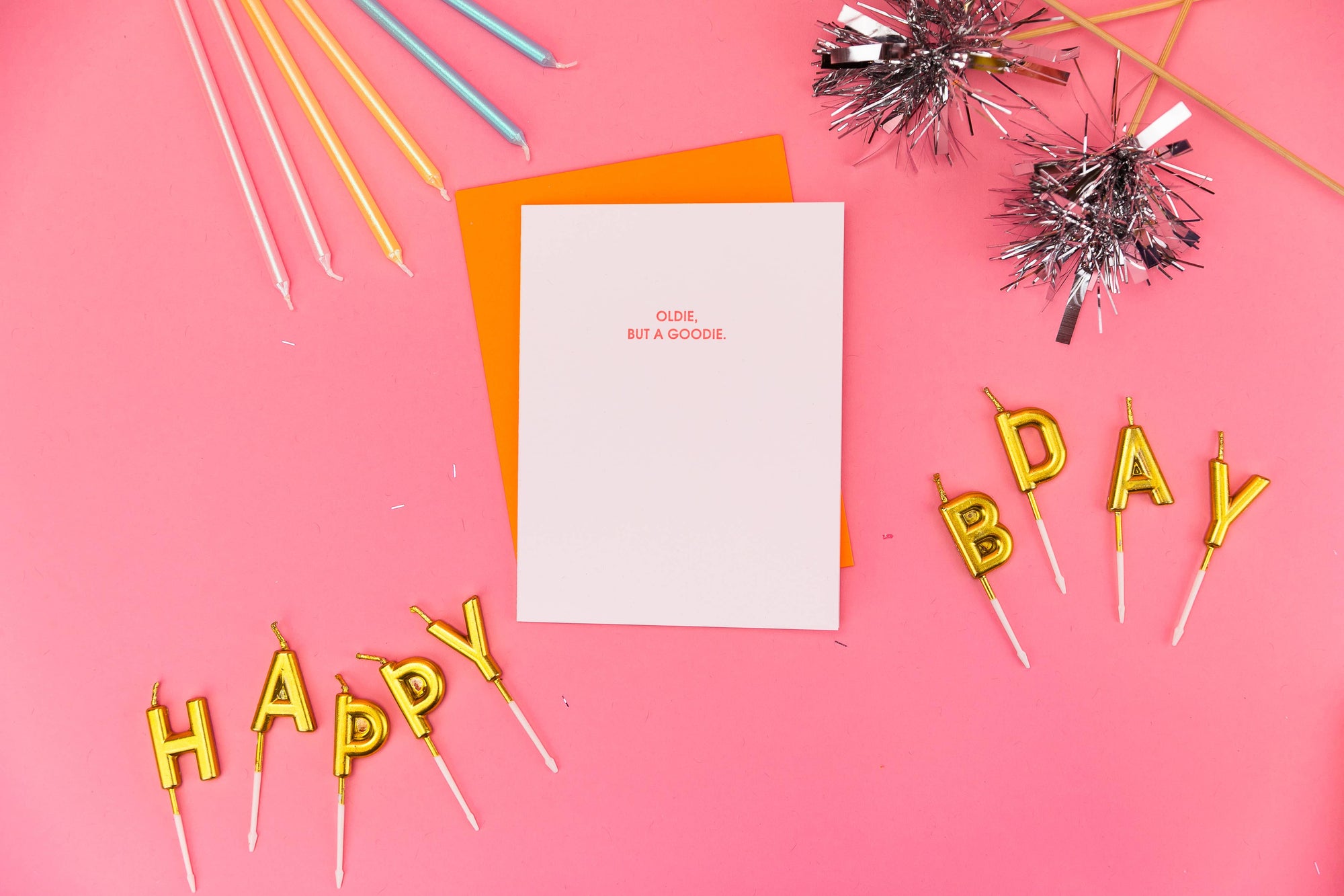 Oldie But a Goodie - Friendship Birthday - Letterpress Card