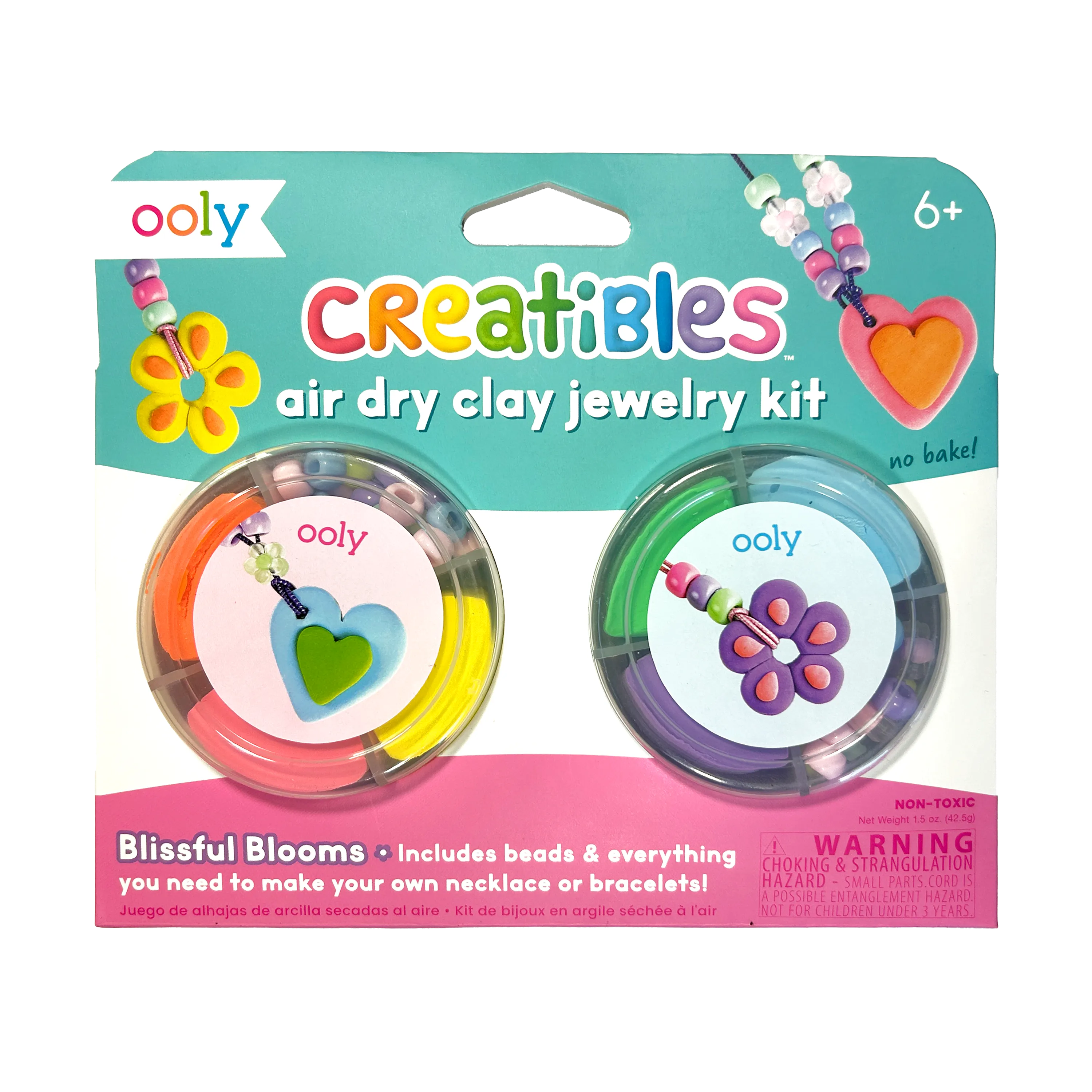Creatibles: Air Dry Clay Jewelry Kit - Blissful Blooms (Set